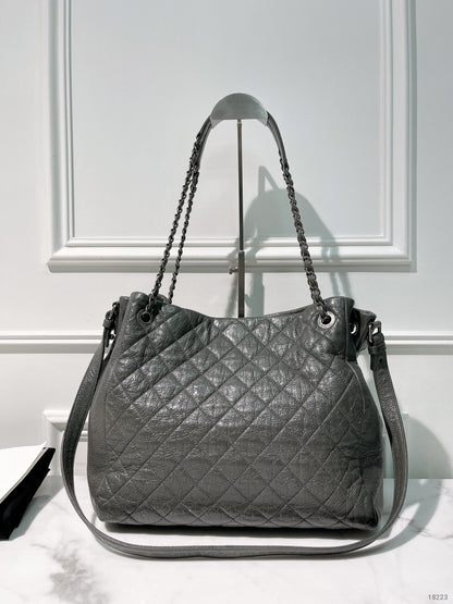 CHANEL SHOPPING TOTE, Grey