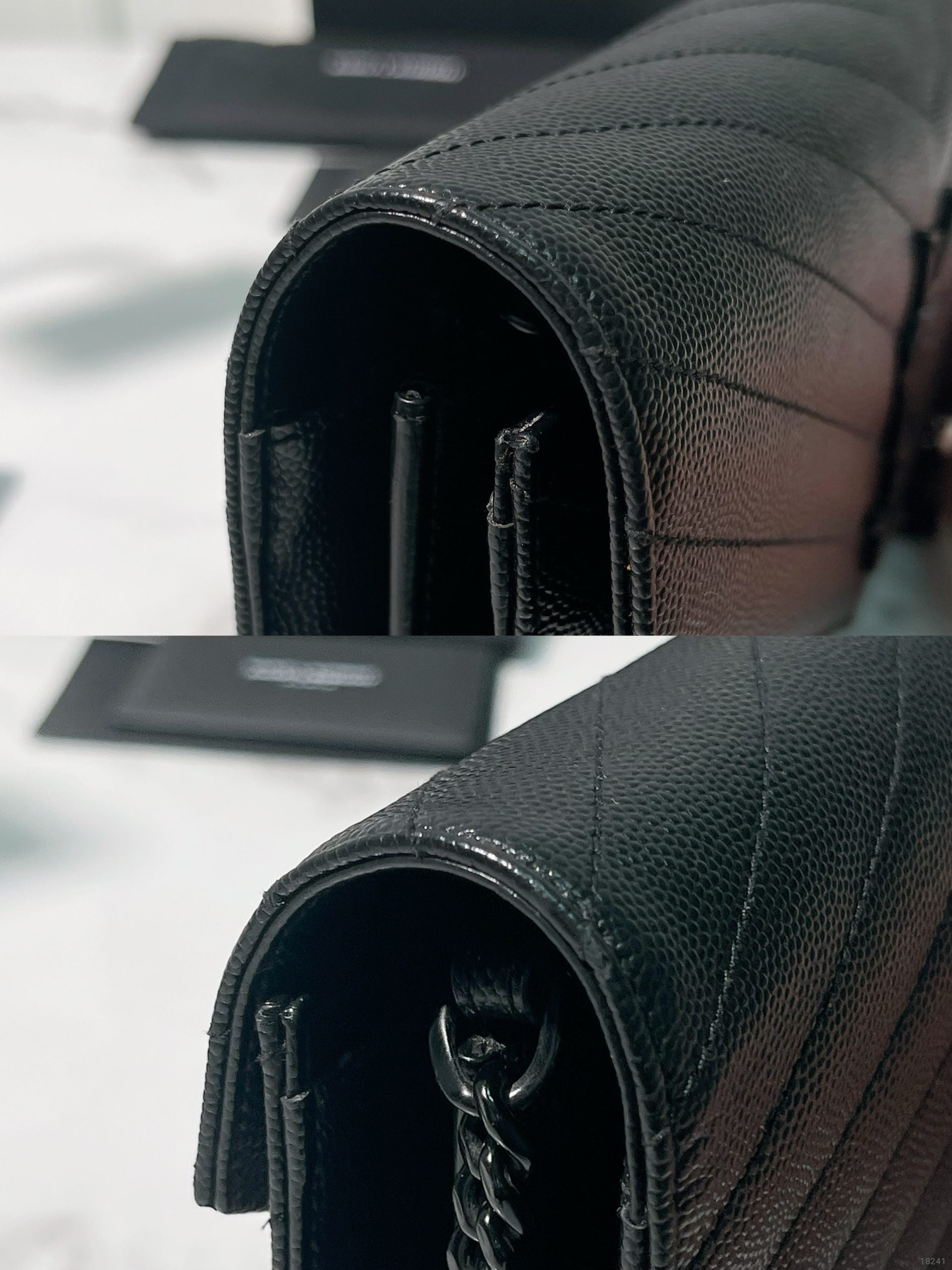 YSL CLASSIC CASSANDRE CHAIN WALLET