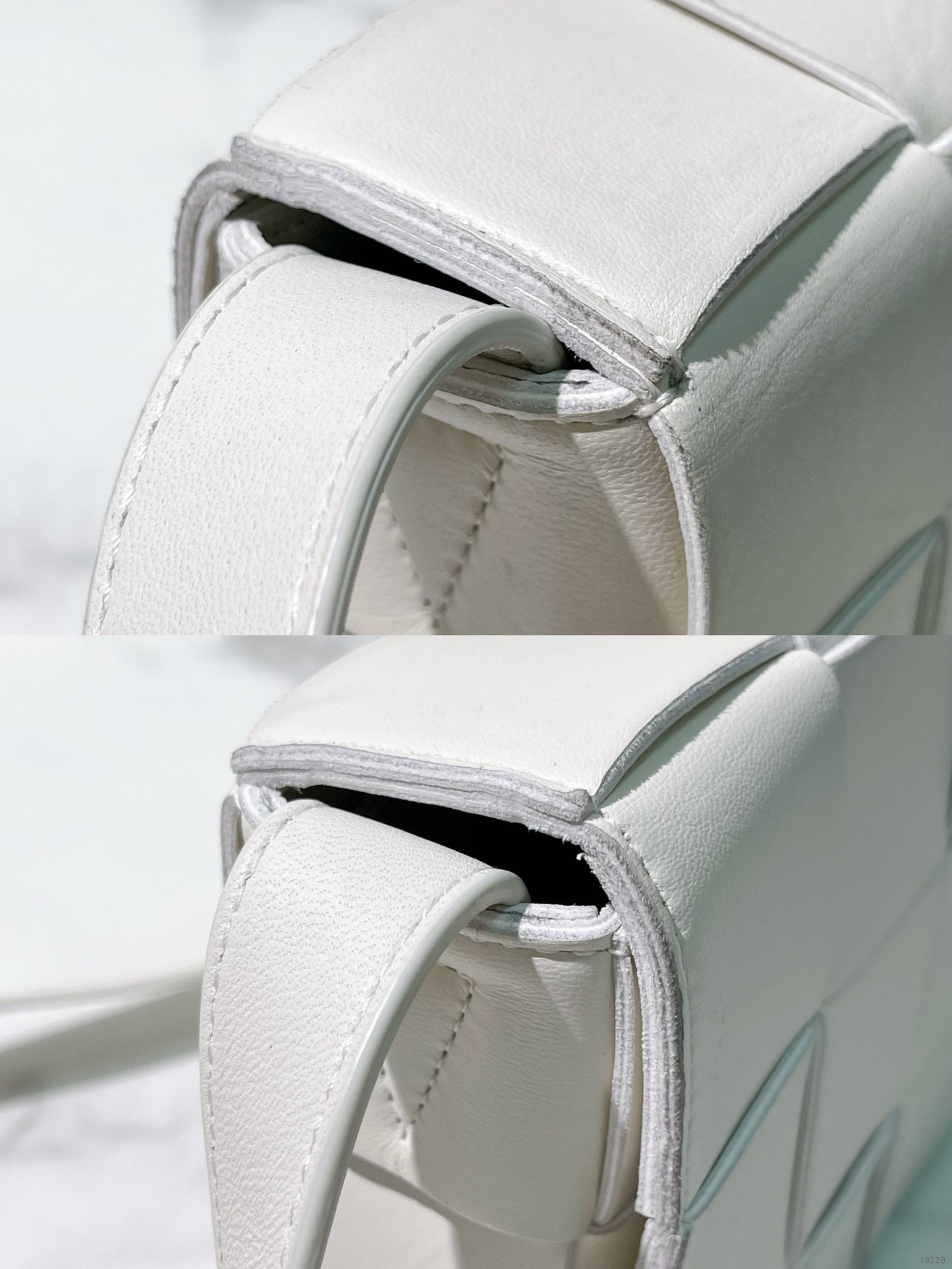 BOTTEGA VENETA CLASSIC CASSETTE, White