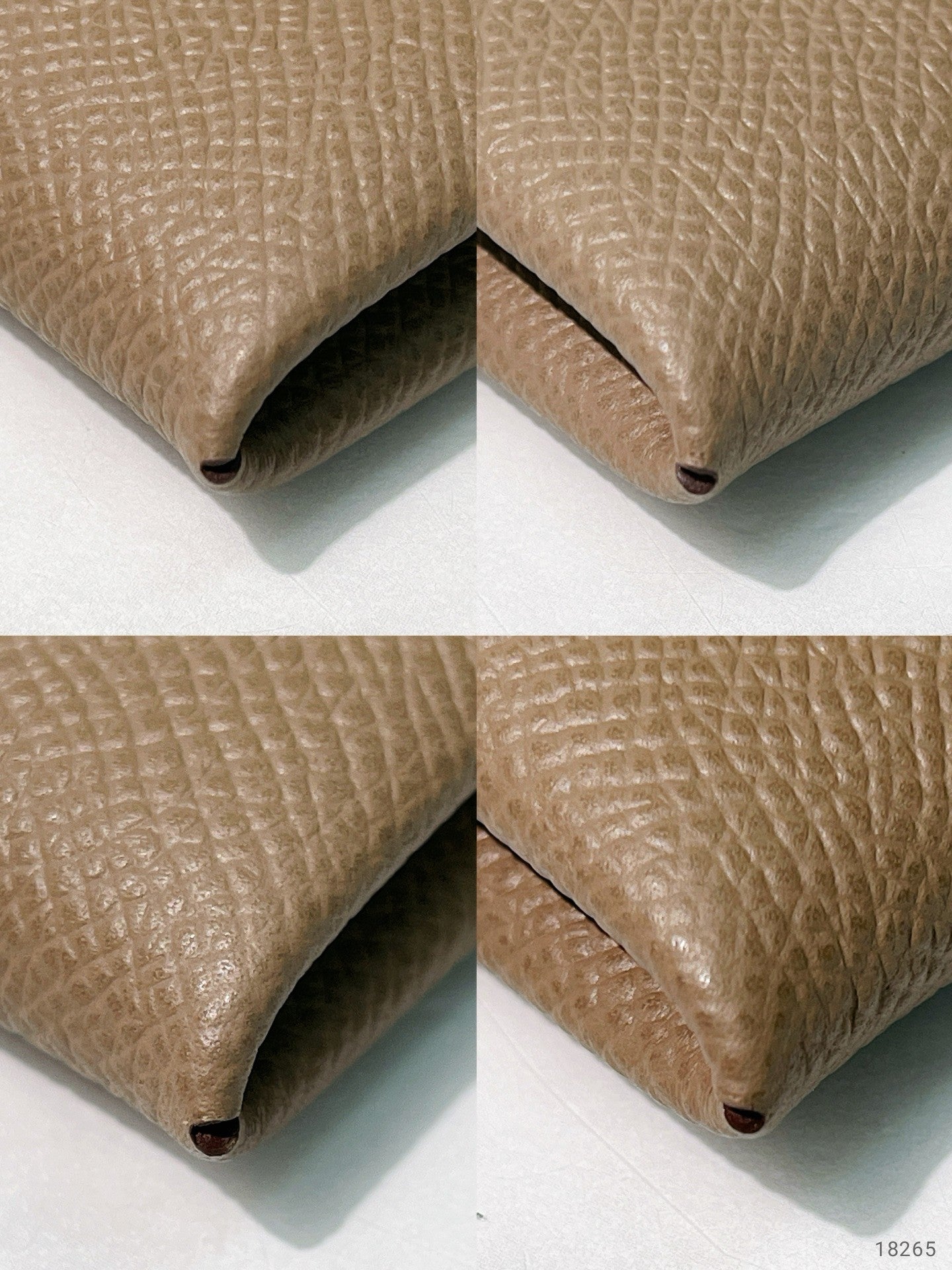 HERMES CALVI CARD HOLDER, Etoupe