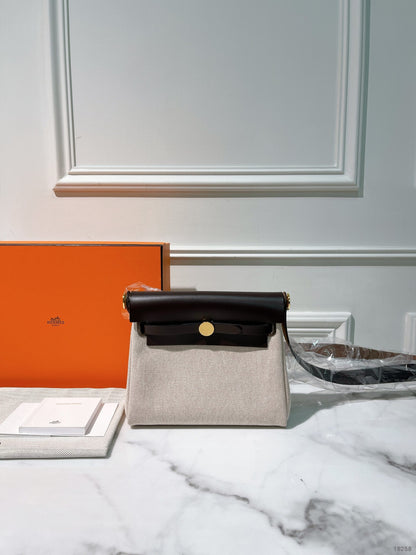 HERMES MINI HERBAG, Ebene/Beige