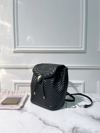 BVLGARI BACKPACK, Black/Green