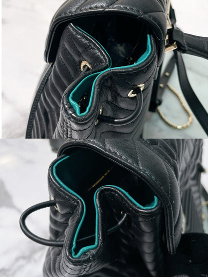 BVLGARI BACKPACK, Black/Green