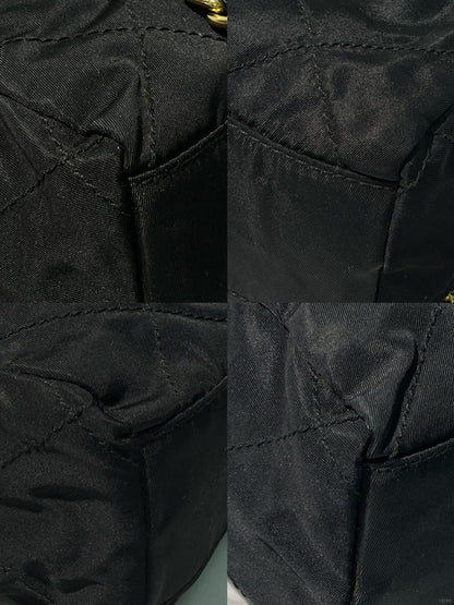 PRADA VINTAGE SHOULDER BAG, Black/Gold