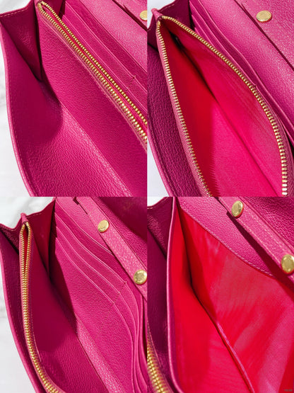 MIUMIU CHAIN WALLET, Pink/Gold