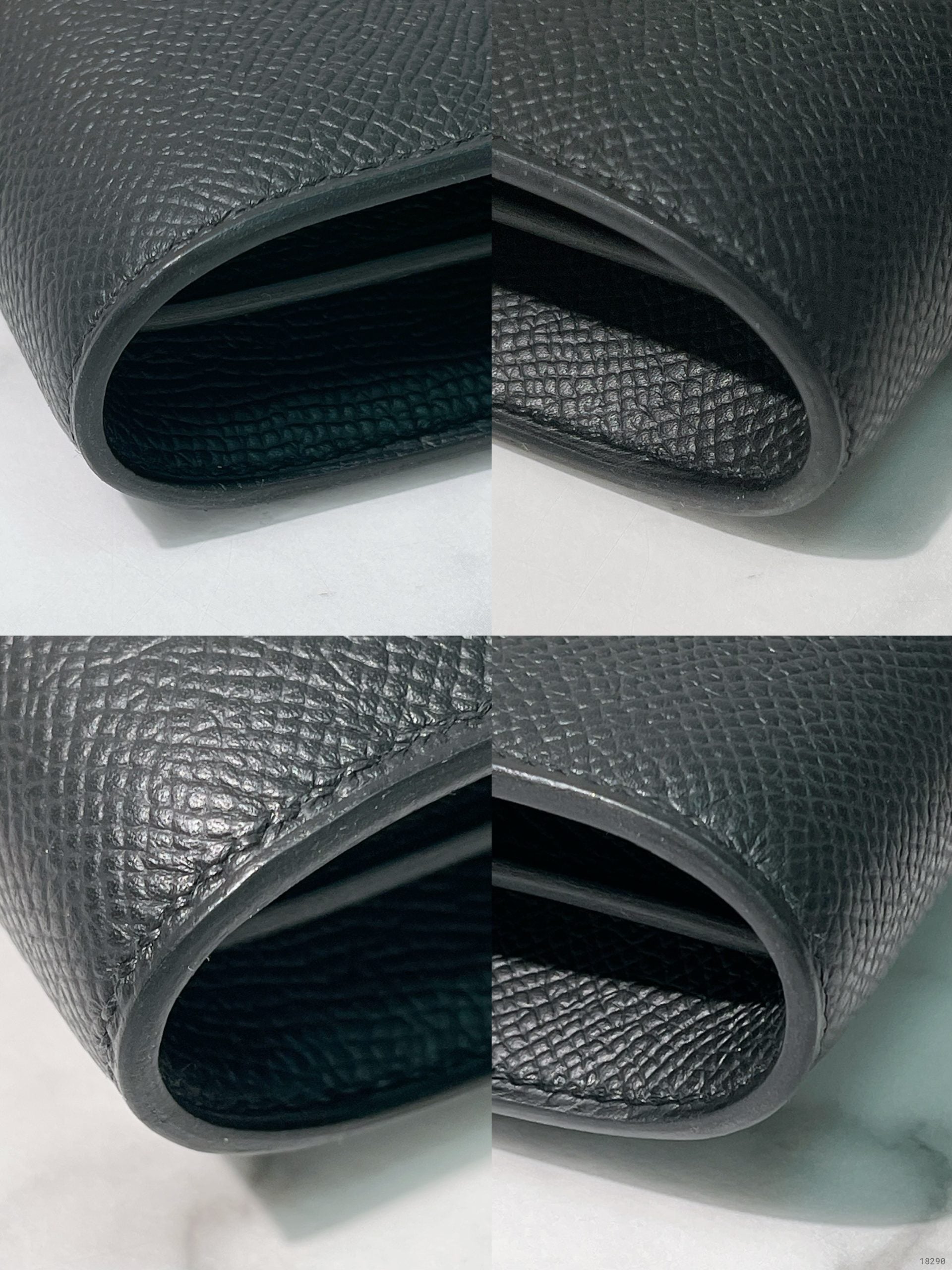 HERMES CONSTANCE TO GO WALLET, Noir/Silver