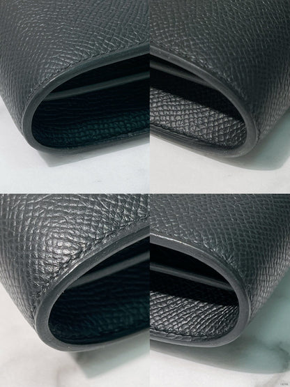 HERMES CONSTANCE TO GO WALLET, Noir/Silver