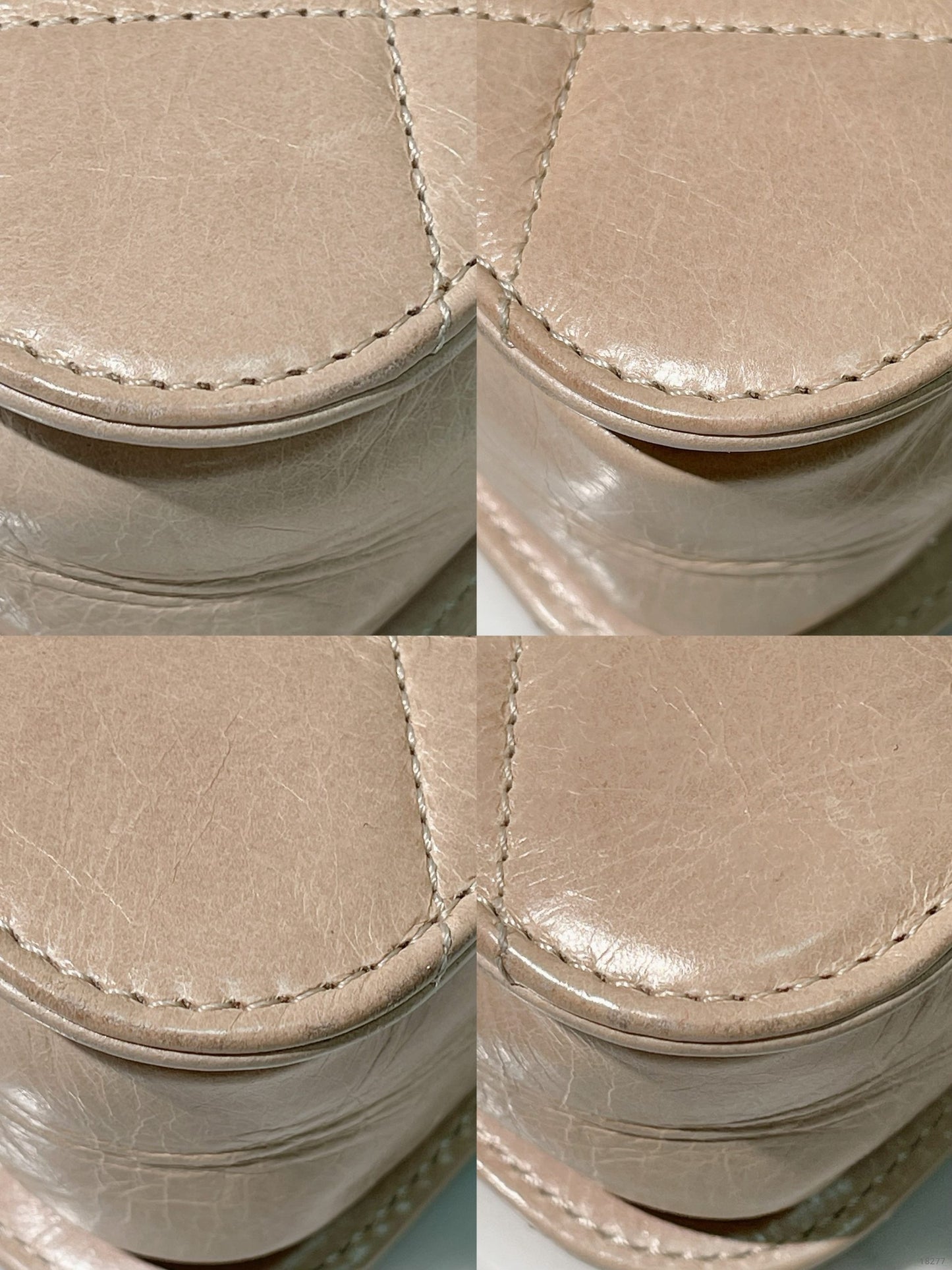 CHANEL PERFECT EDGE FLAP BAG, Beige/Gold