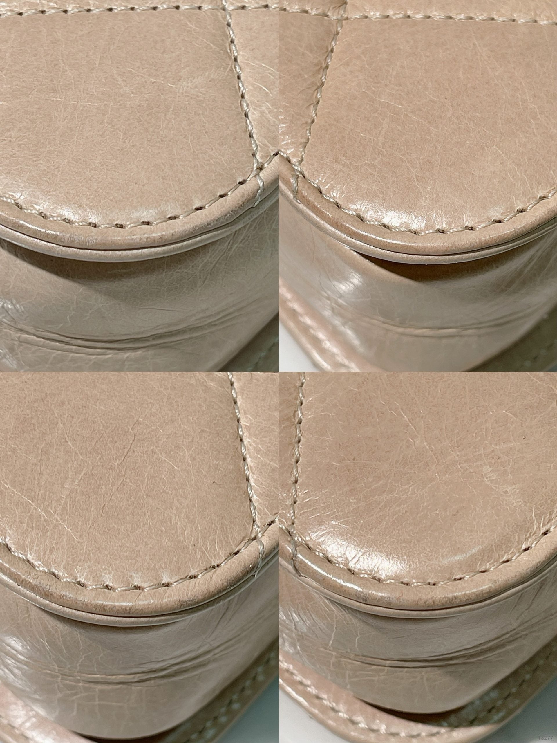 CHANEL PERFECT EDGE FLAP BAG, Beige/Gold