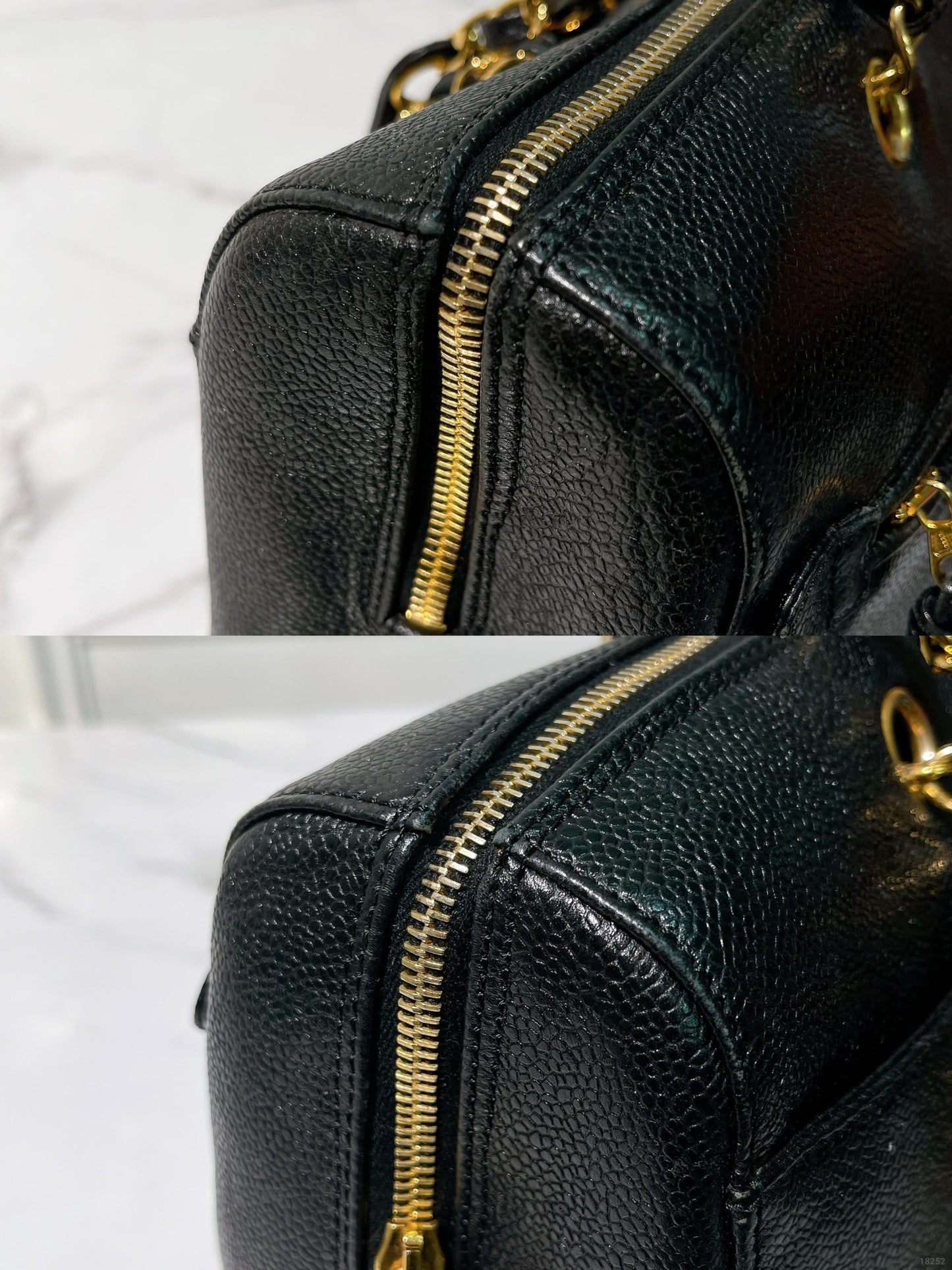 CHANEL VINTAGE ZIP SHOULDER BAG