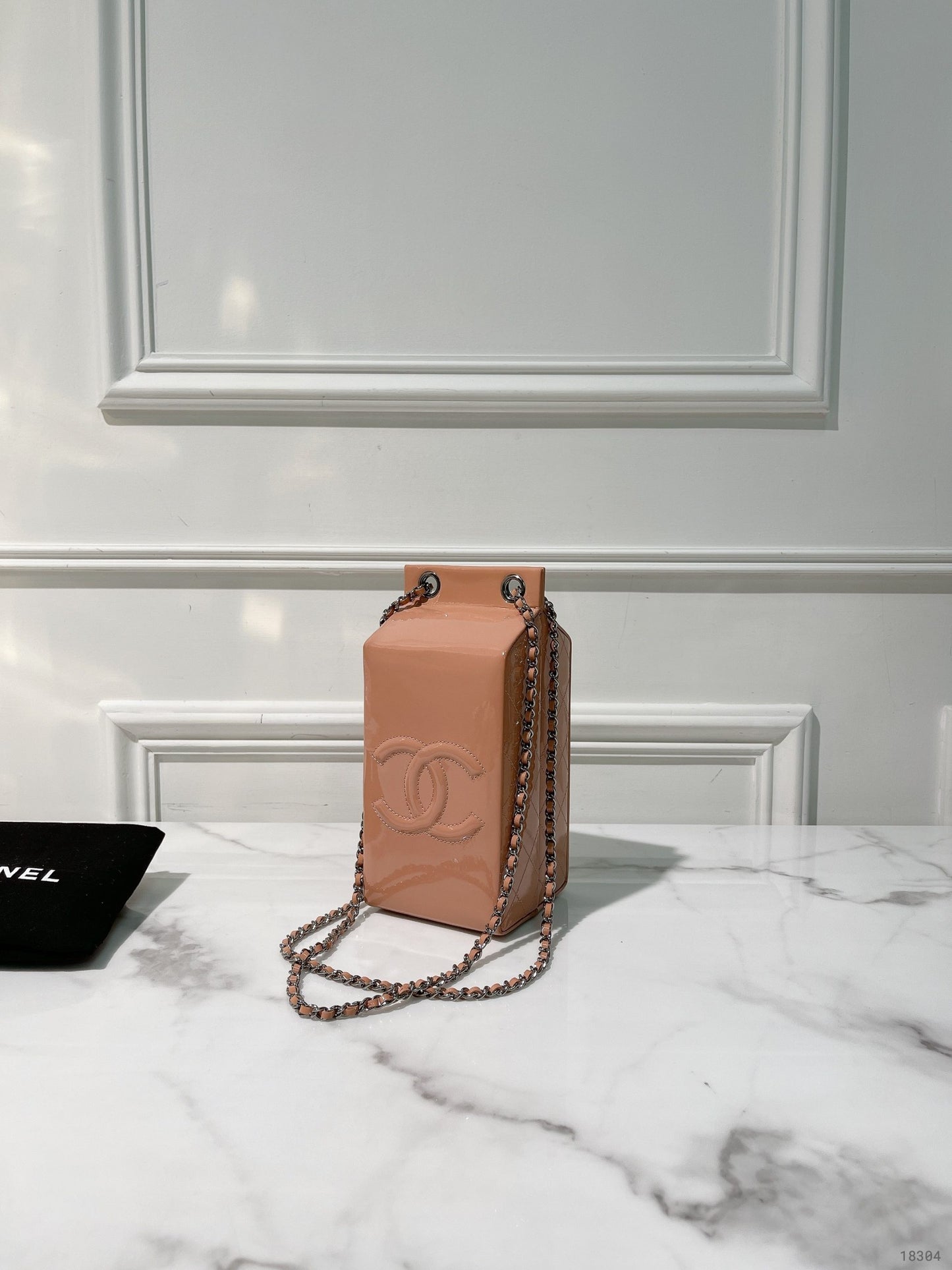 CHANEL MILK CARTON BAG, Pink