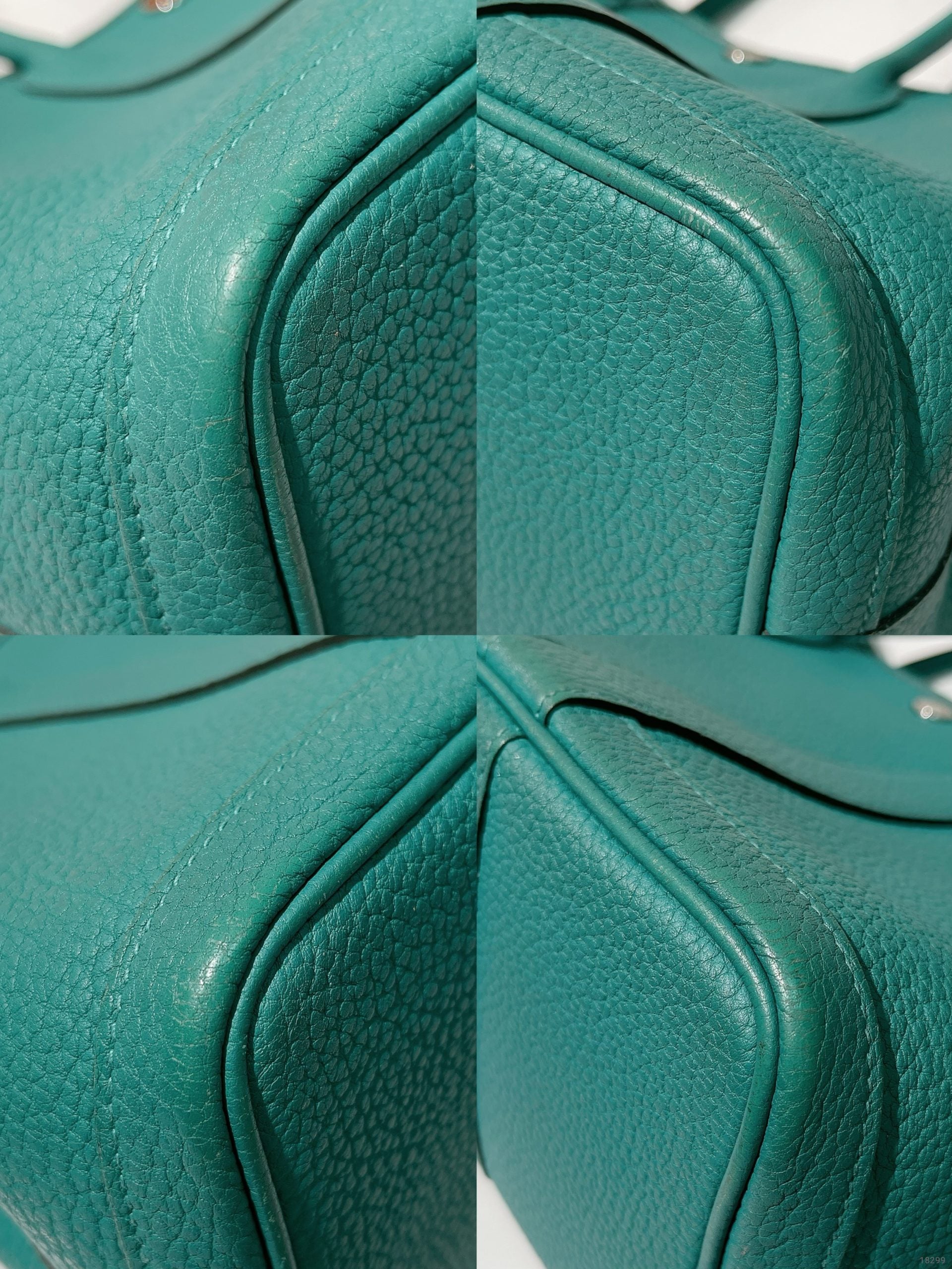 HERMES GARDEN PARTY 30, Malachite/Silver