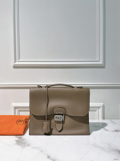 HERMES SAC A DEPECHES 27, Etoupe