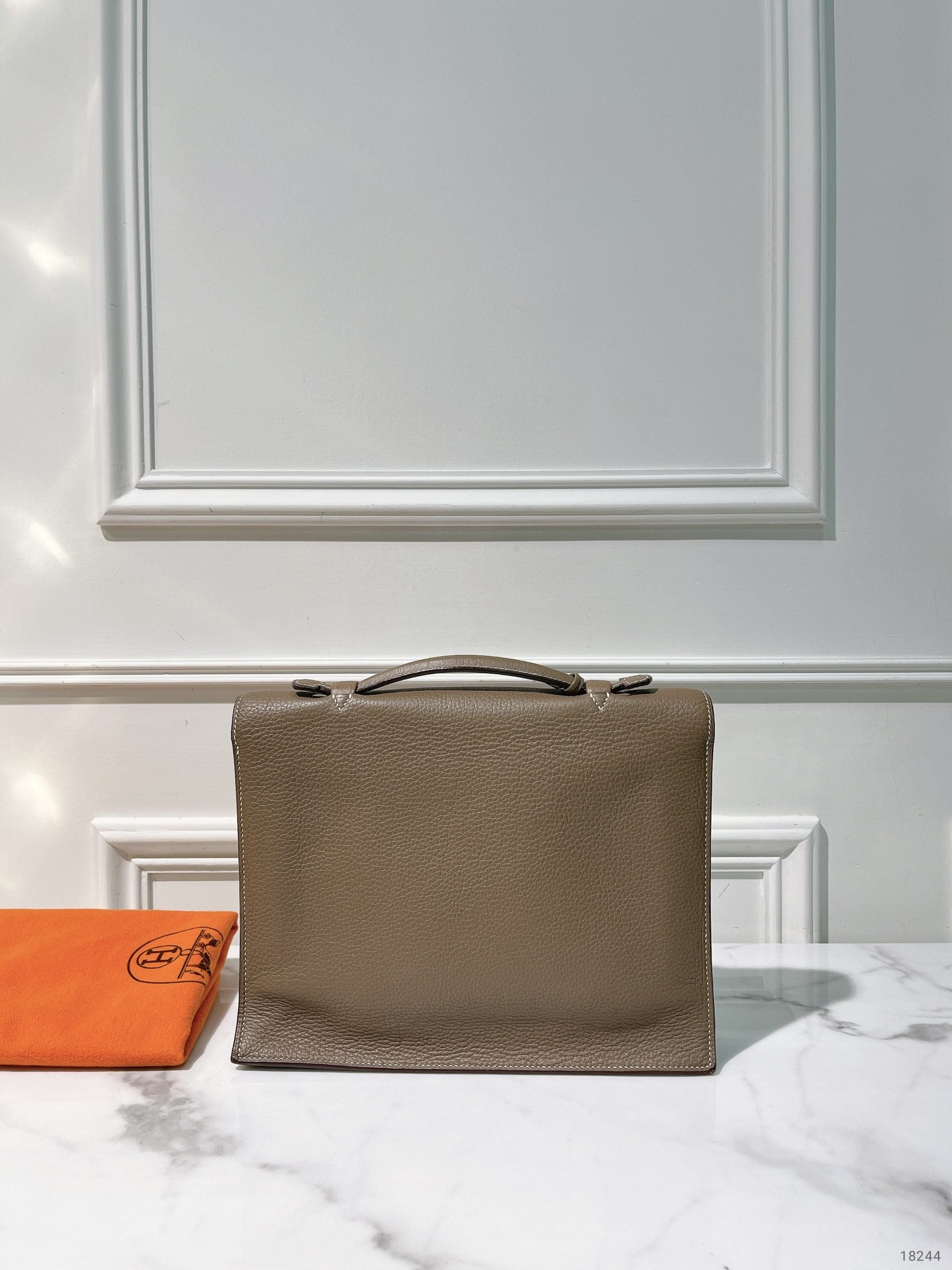 HERMES SAC A DEPECHES 27, Etoupe