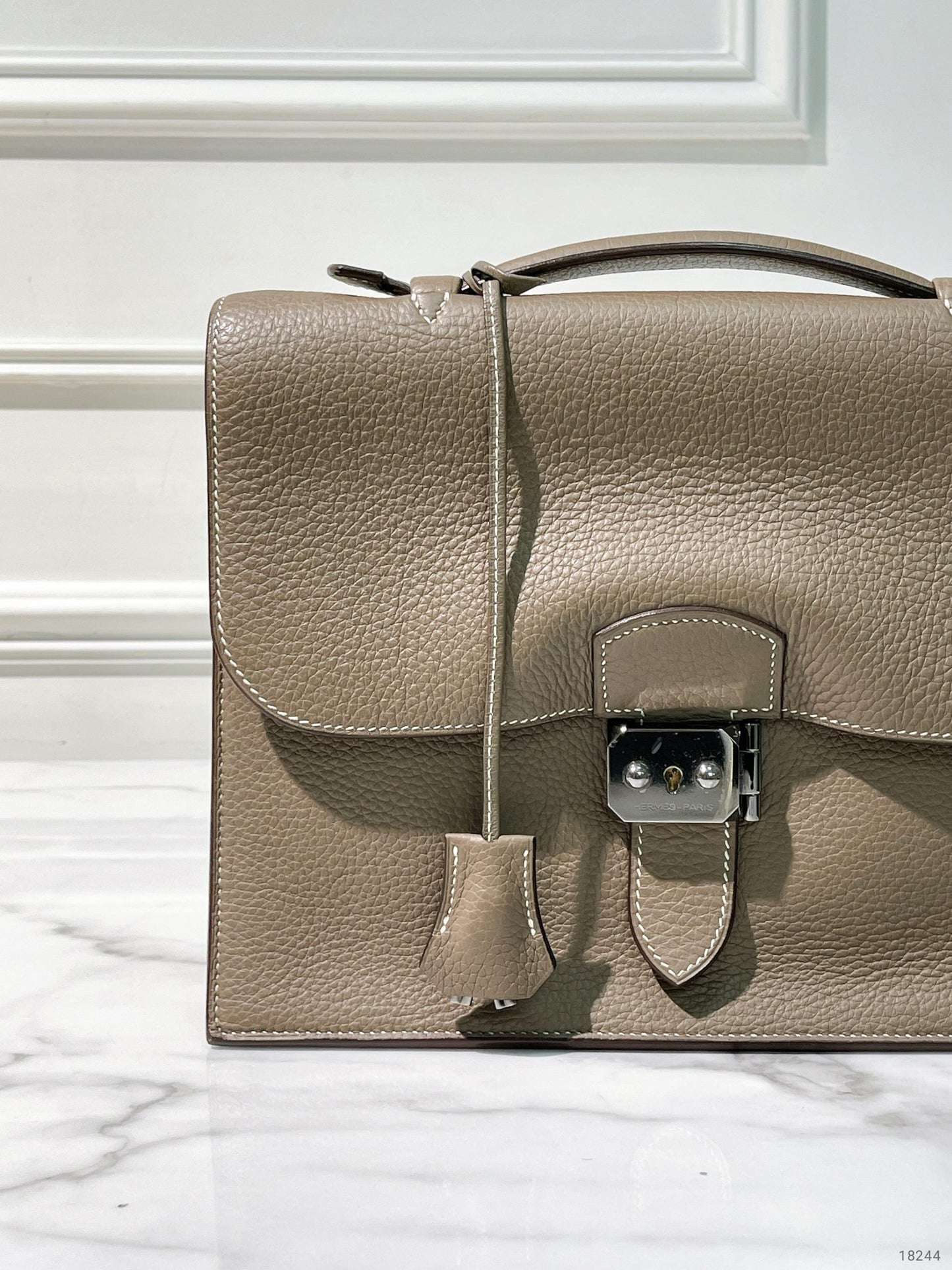 HERMES SAC A DEPECHES 27, Etoupe