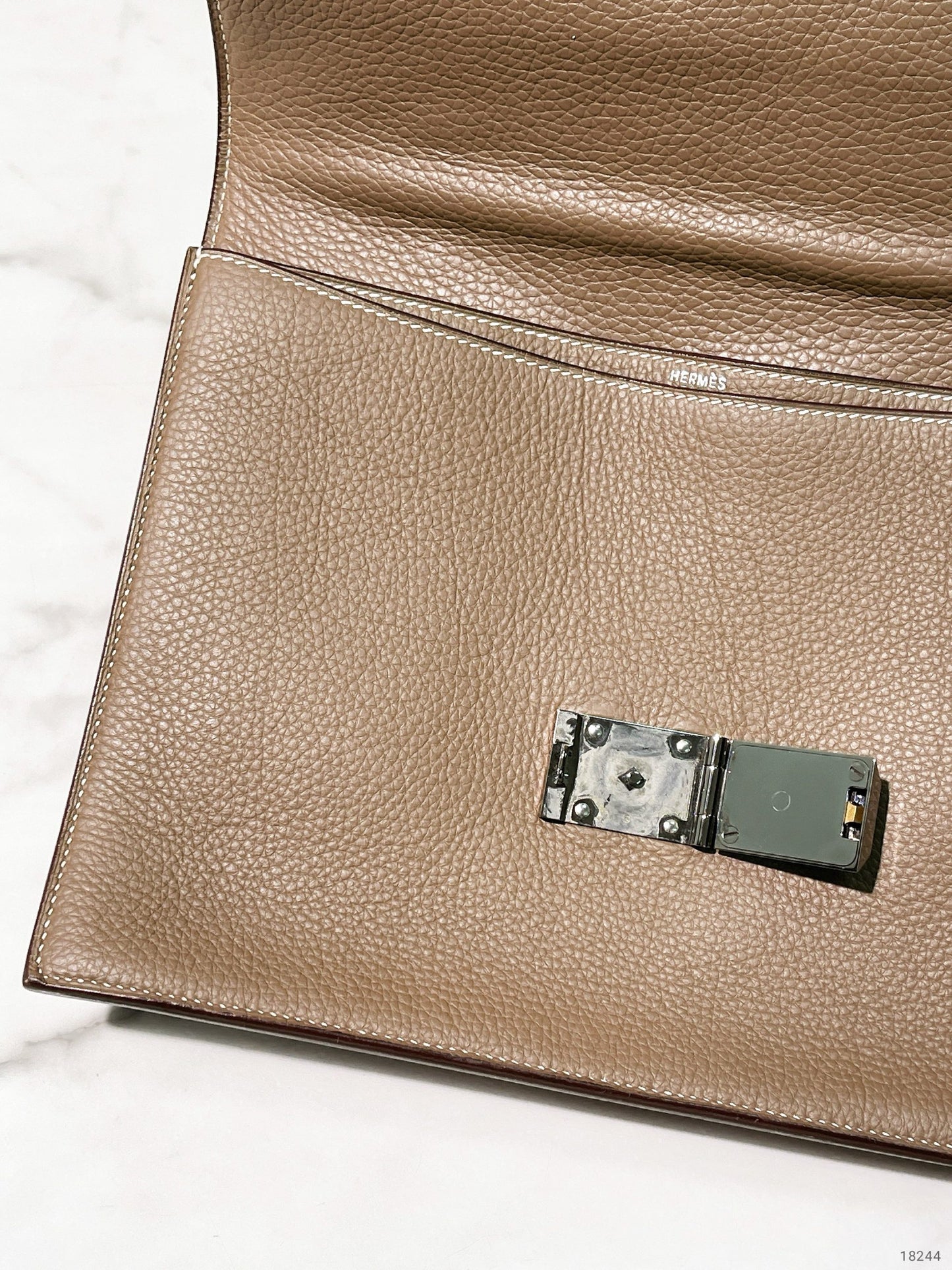 HERMES SAC A DEPECHES 27, Etoupe