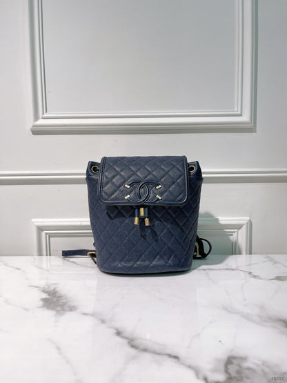 CHANEL FILIGREE BACKPACK, Navy