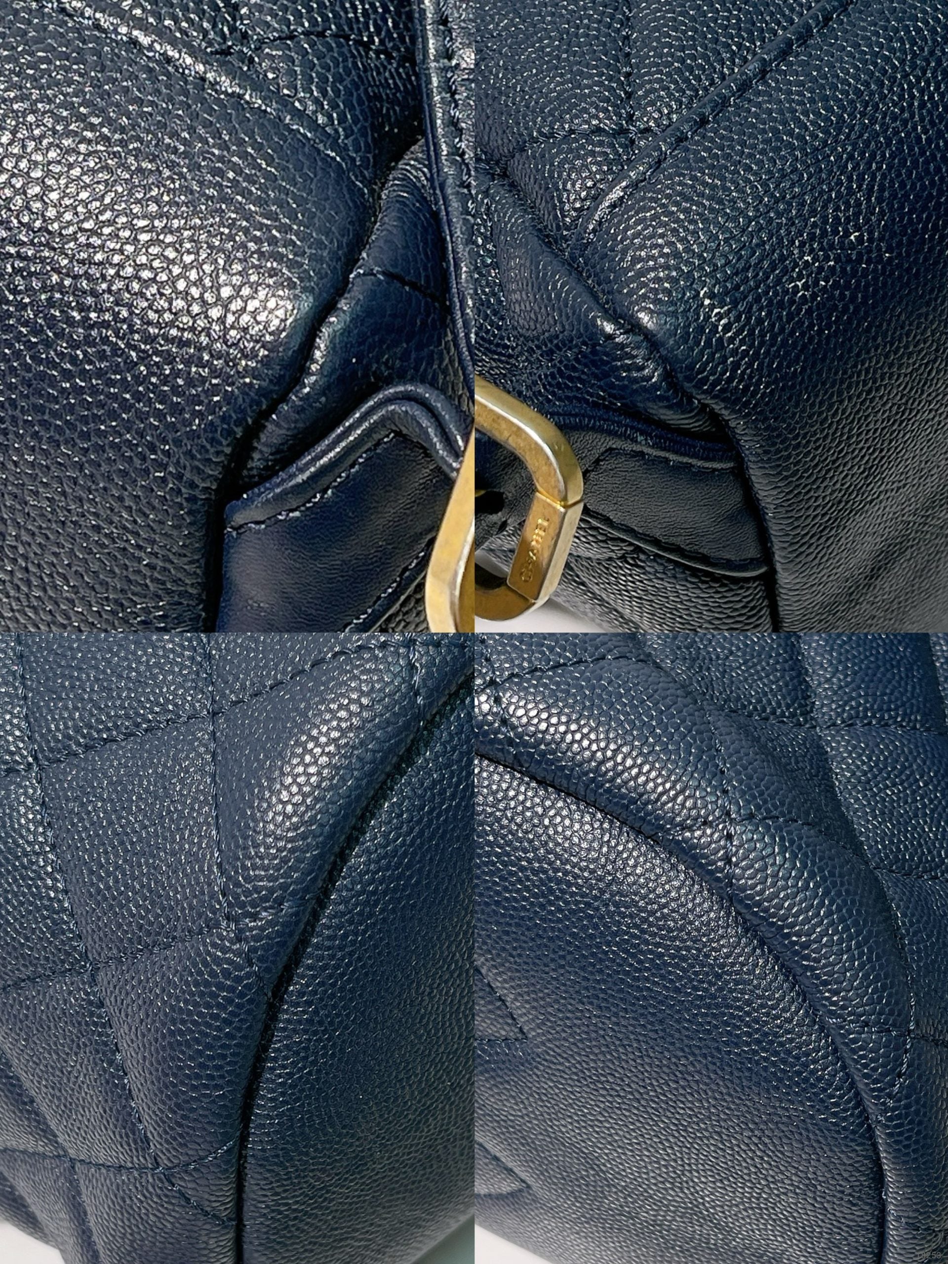 CHANEL FILIGREE BACKPACK, Navy