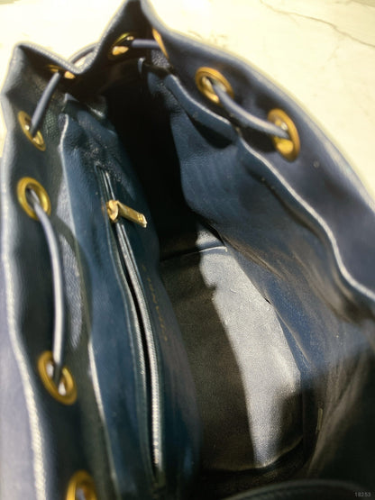 CHANEL FILIGREE BACKPACK, Navy