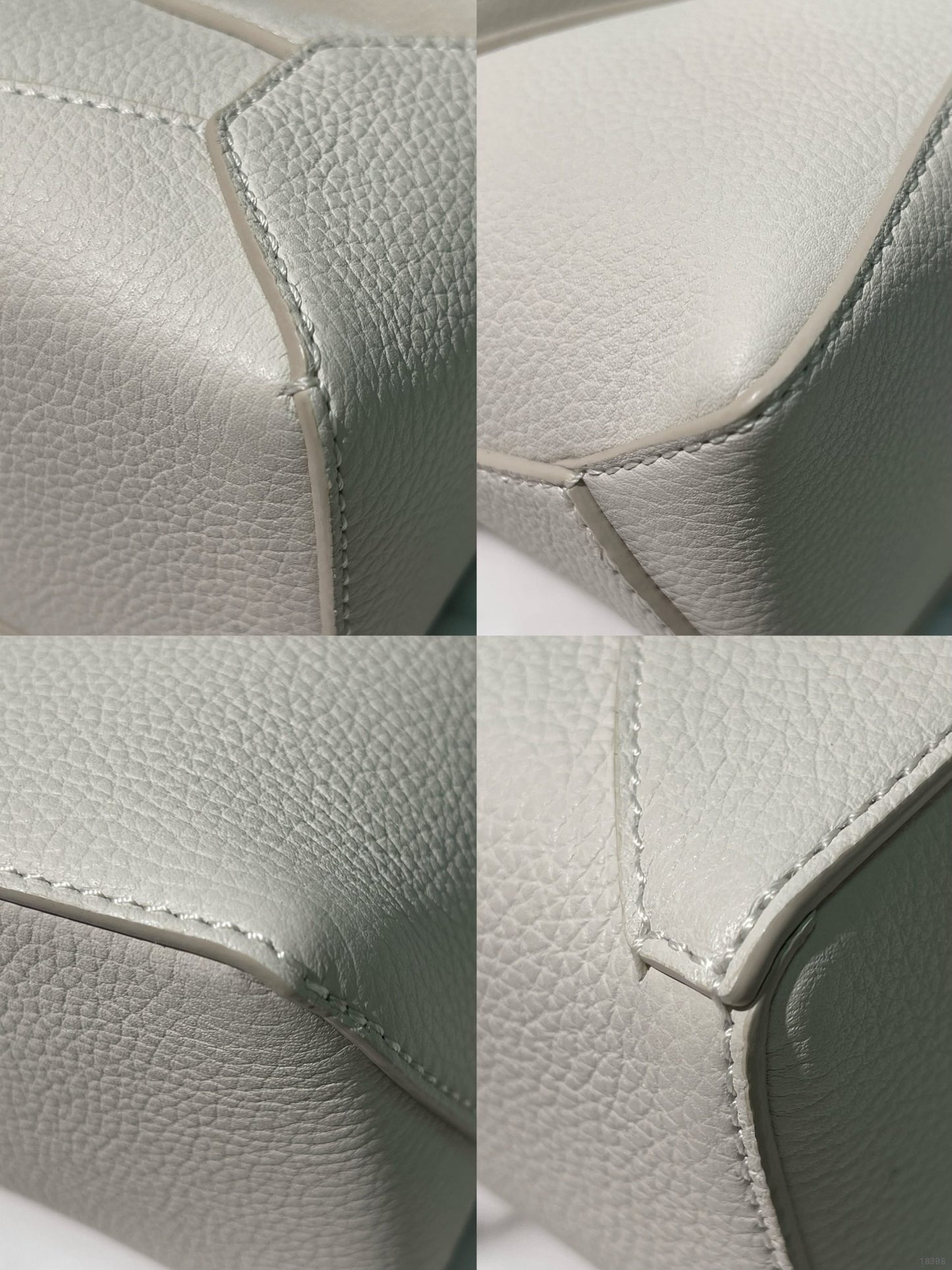 LOEWE MINI PUZZLE, White/Silver