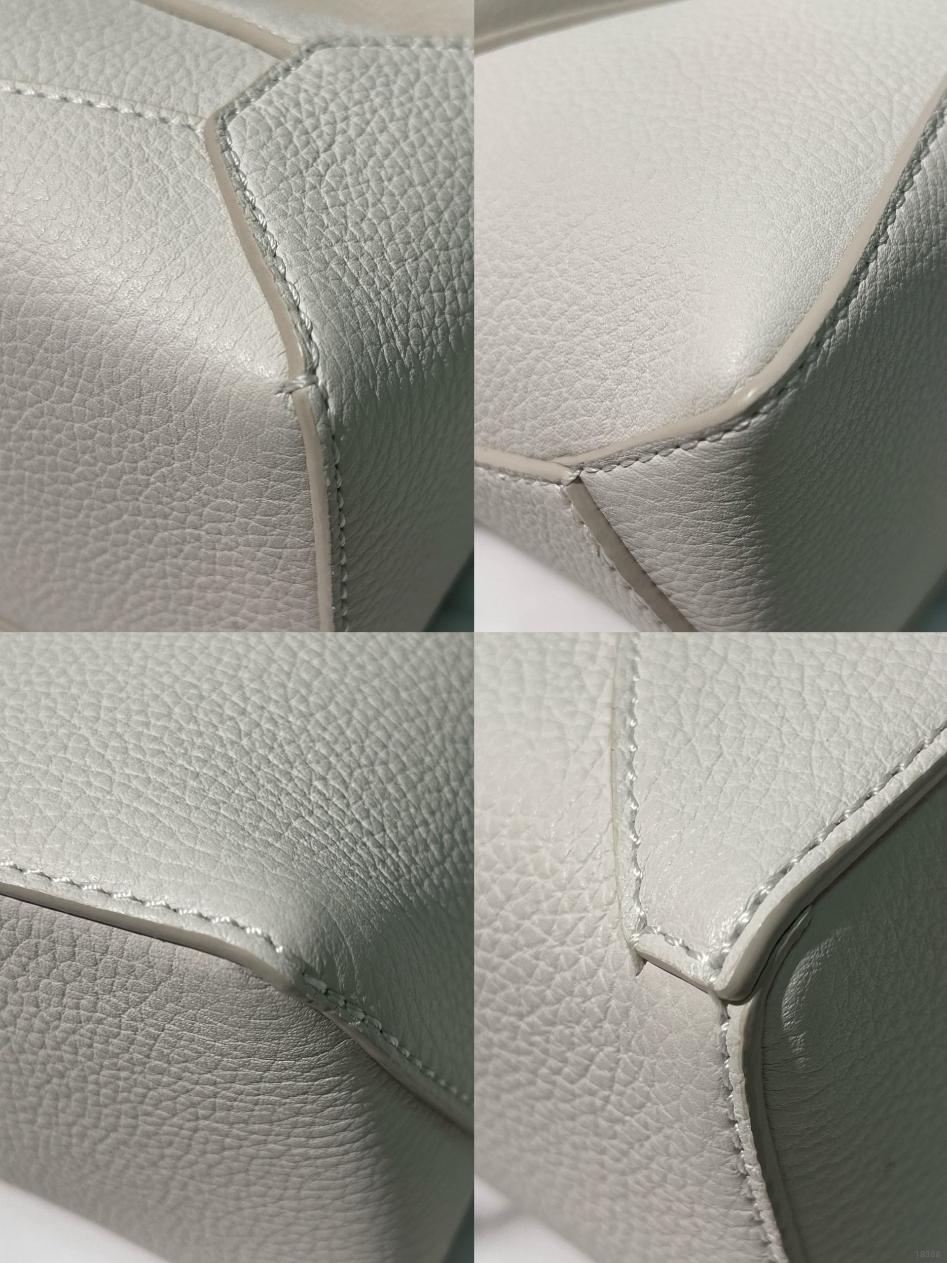 LOEWE MINI PUZZLE, White/Silver