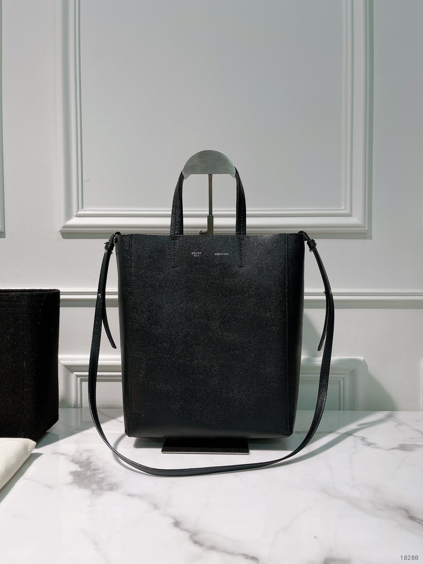 CELINE SMALL CABAS TOTE, Black
