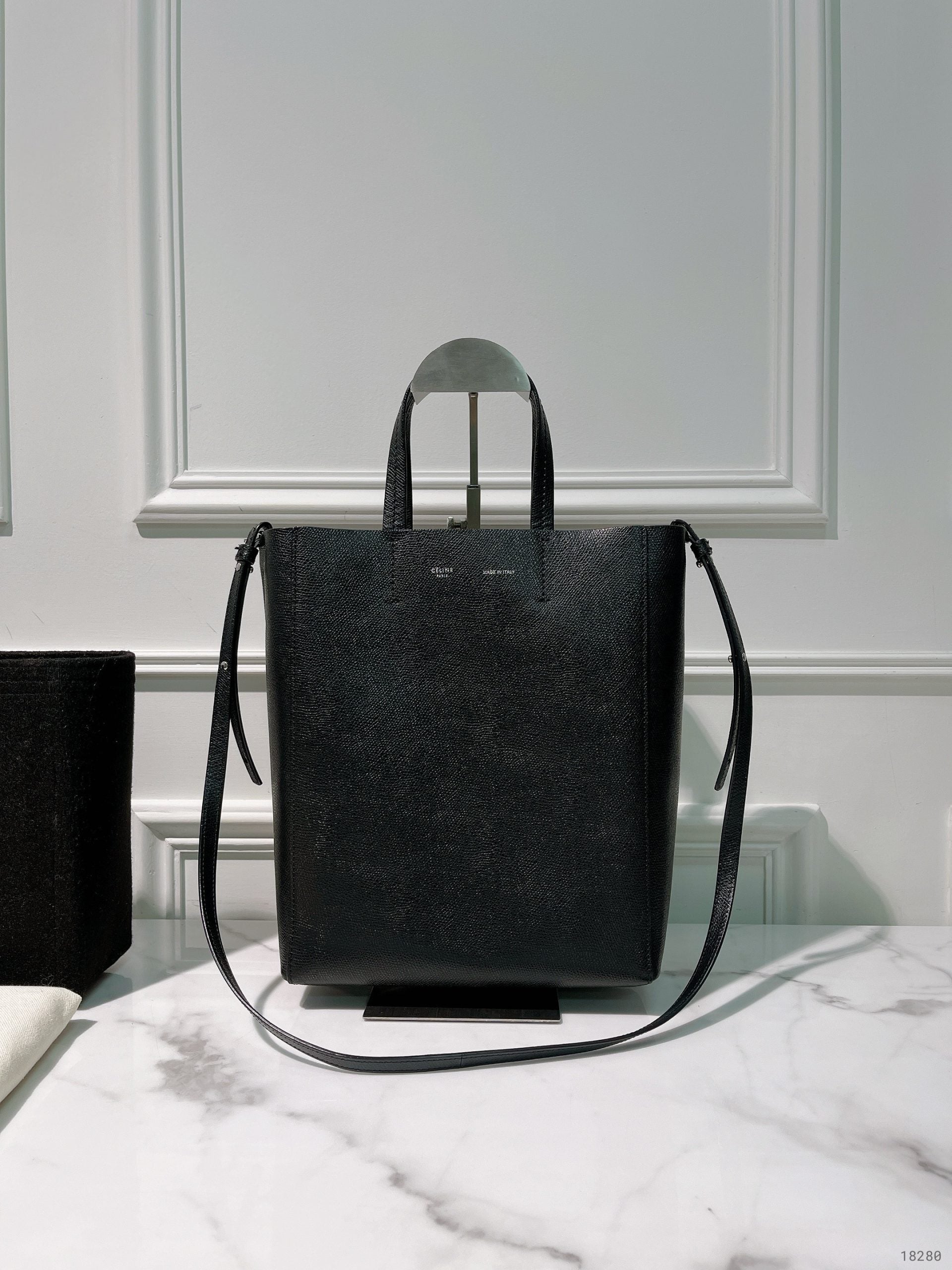 CELINE SMALL CABAS TOTE, Black