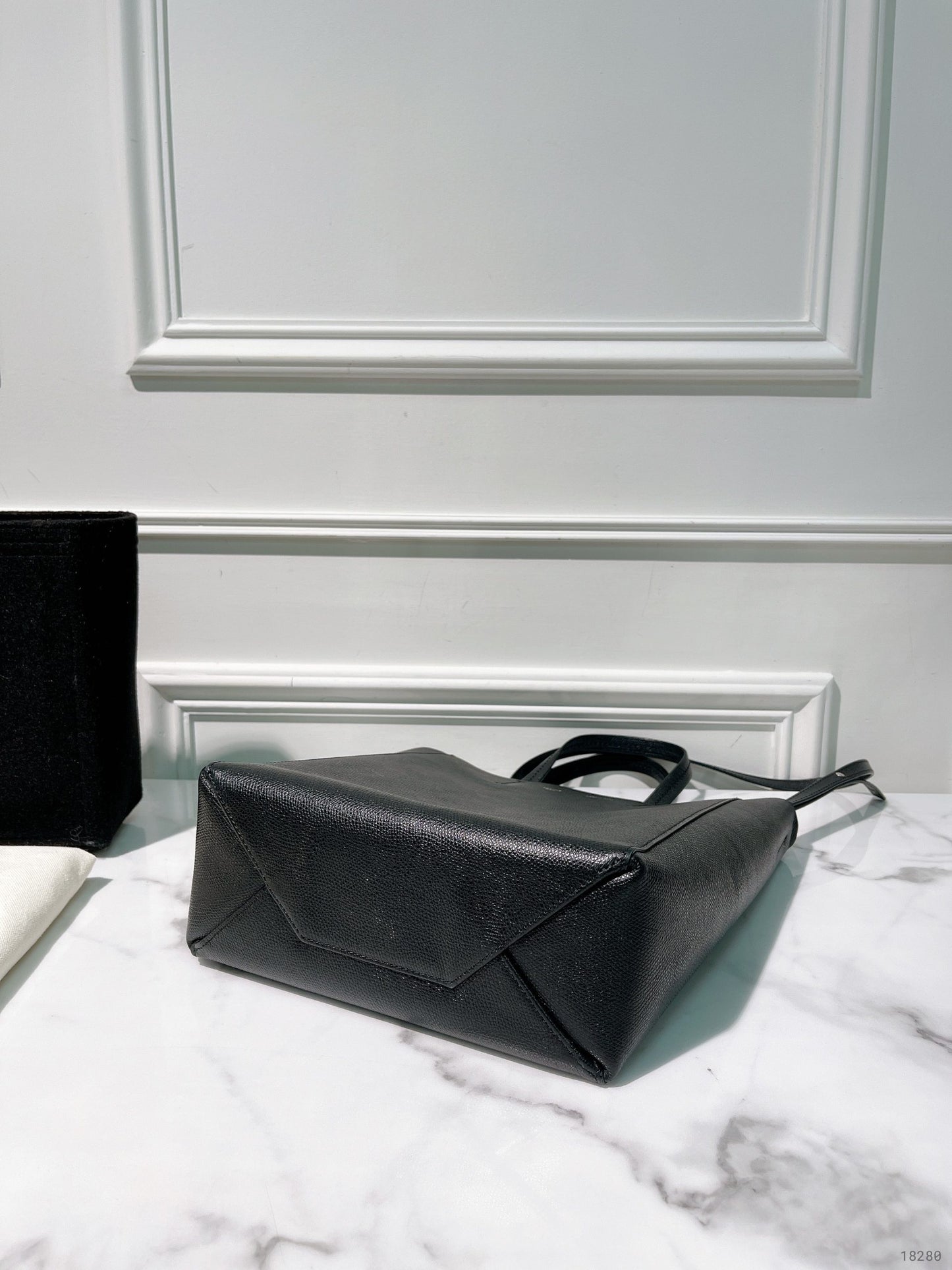 CELINE SMALL CABAS TOTE, Black