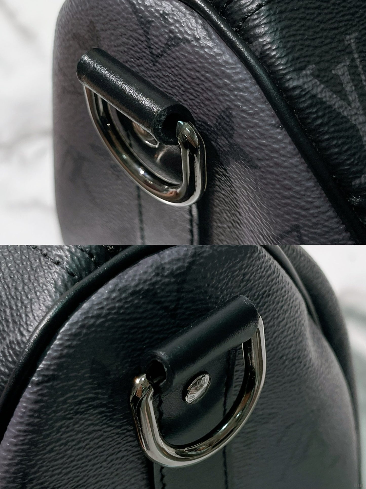 LV KEEPALL BANDOULIERE 35, Monogram Eclipse