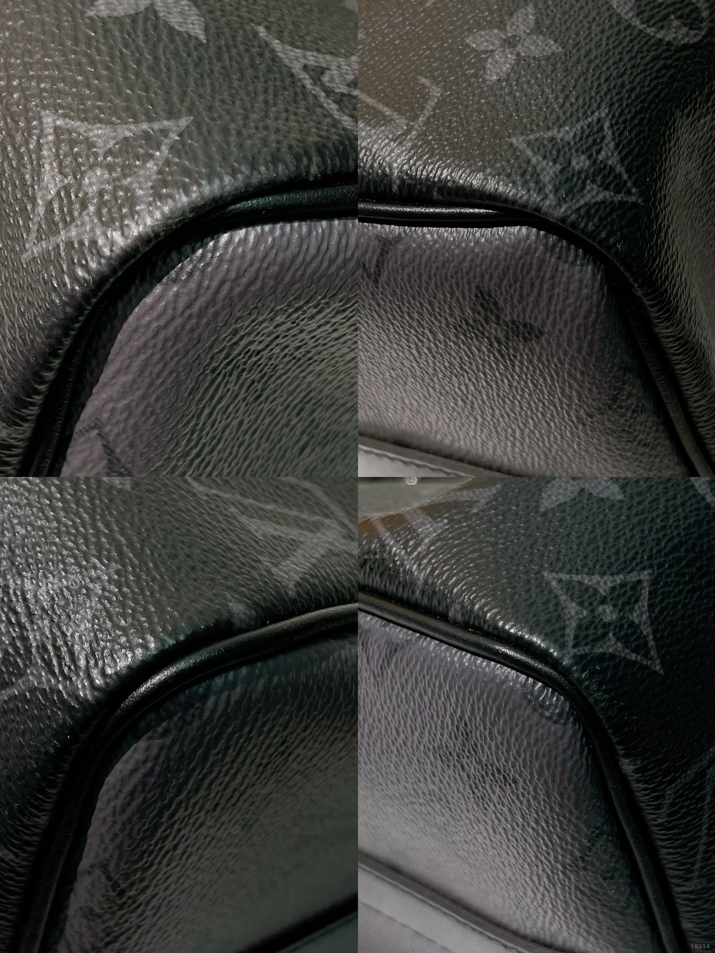 LV KEEPALL BANDOULIERE 35, Monogram Eclipse