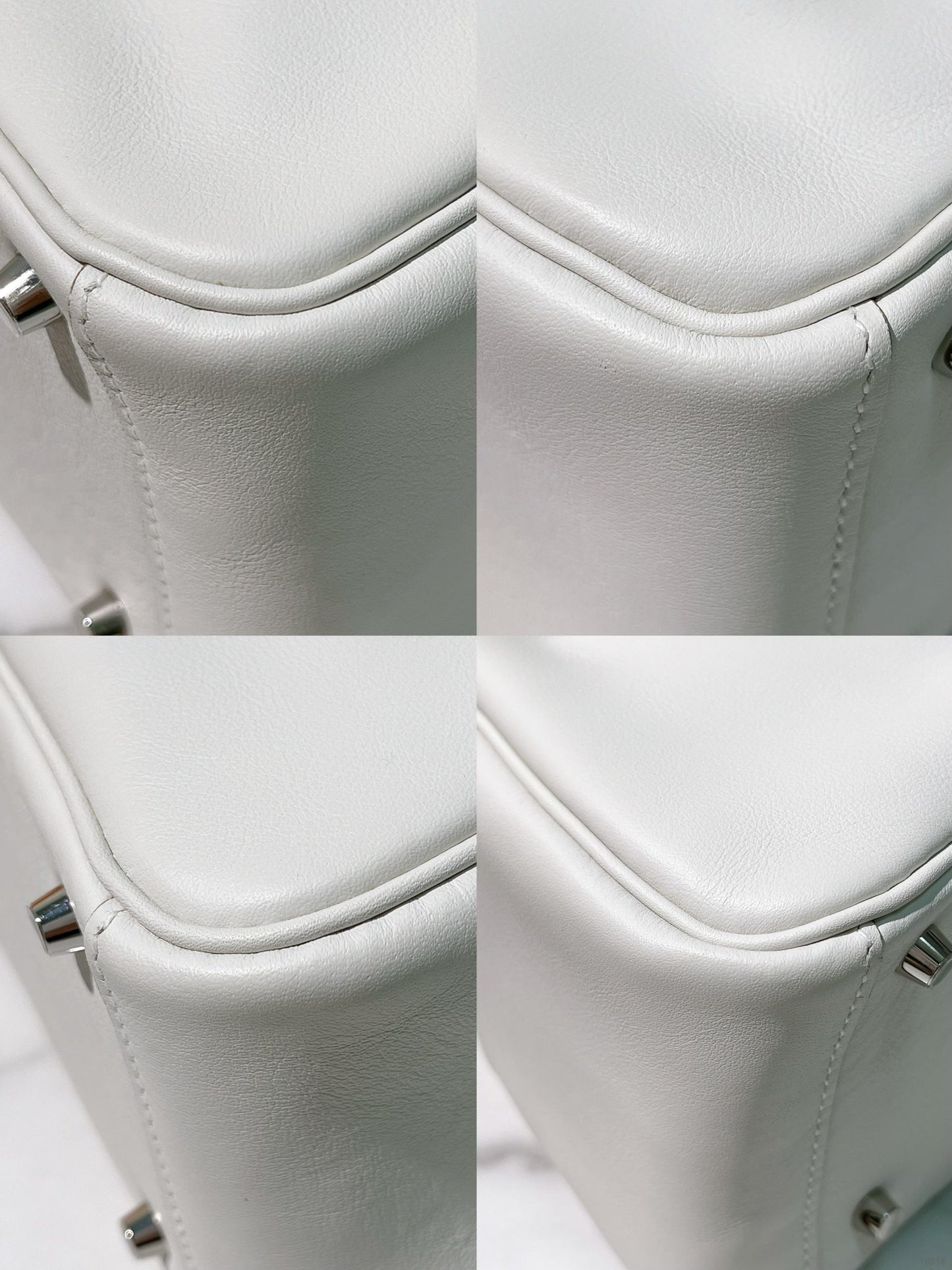 HERMES MINI LINDY, Gris Pale/Gris Meyer/Silver