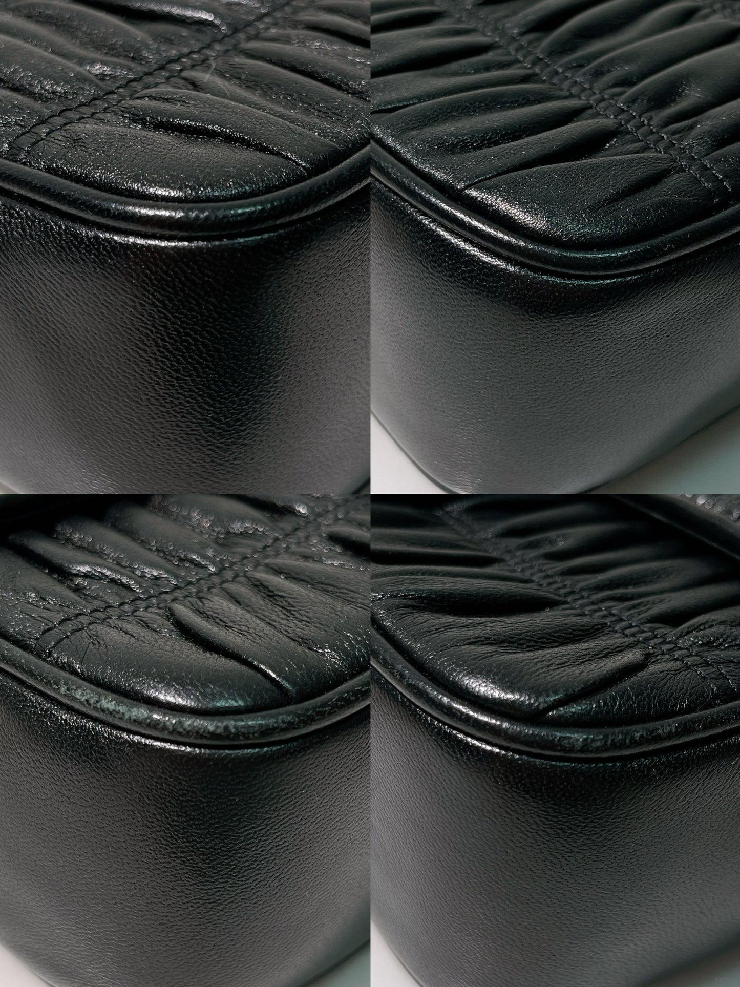 PRADA SHOULDER BAG, Black/Silver