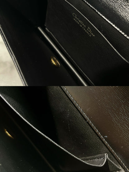 DIOR VINTAGE WOC, Black/Gold