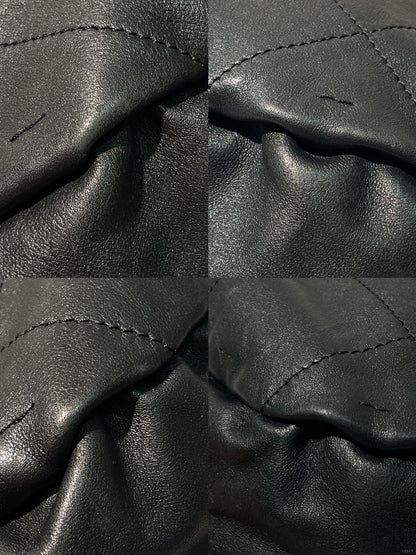 CHANEL VINTAGE BUCKET BAG, Black/Silver