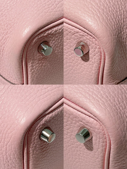 HERMES PICOTIN LOCK 18, Rose Sakura/Silver