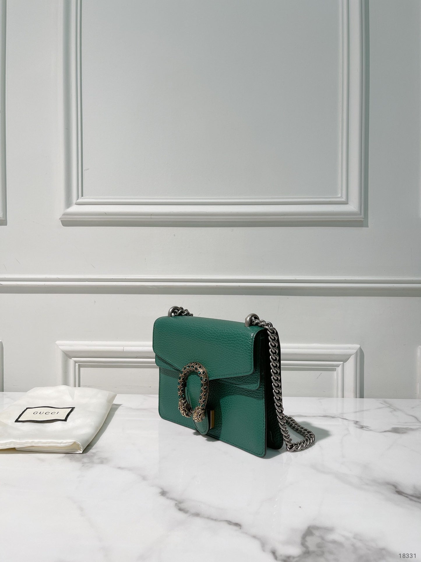 GUCCI DIONYSUS SMALL SHOULDER BAG, Green