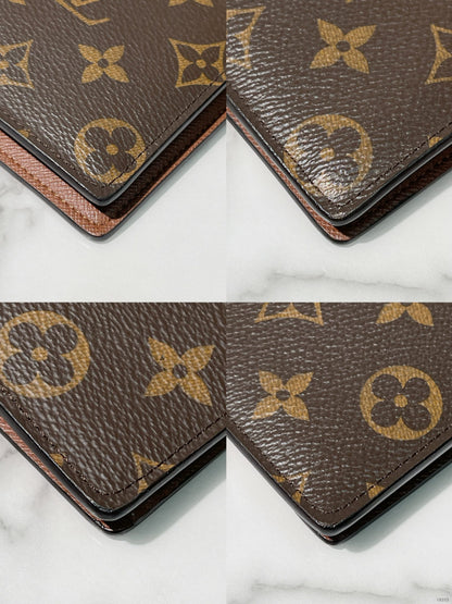 LV BRAZZA WALLET, Monogram