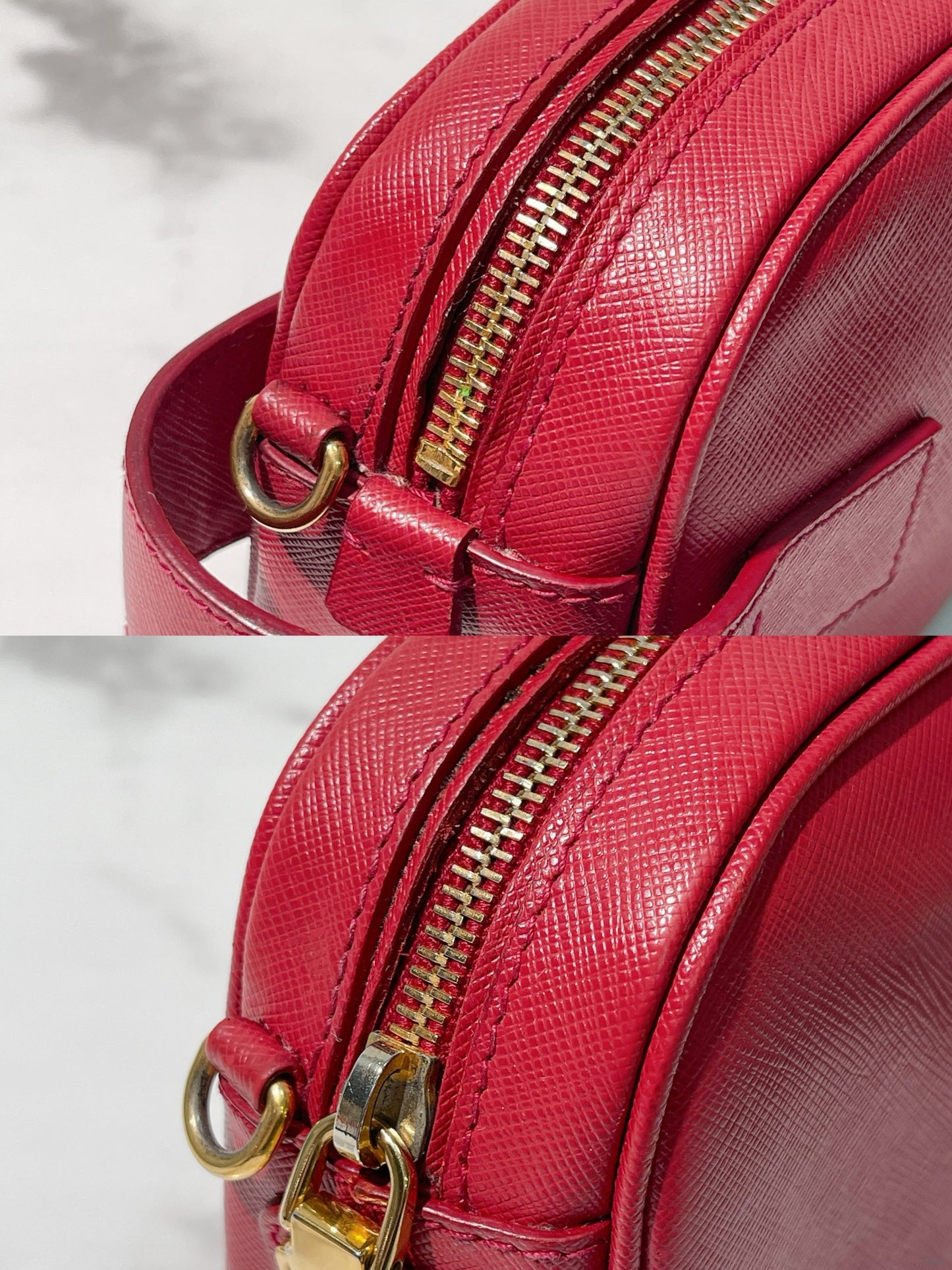 PRADA SHOULDER BAG, Pink/Gold