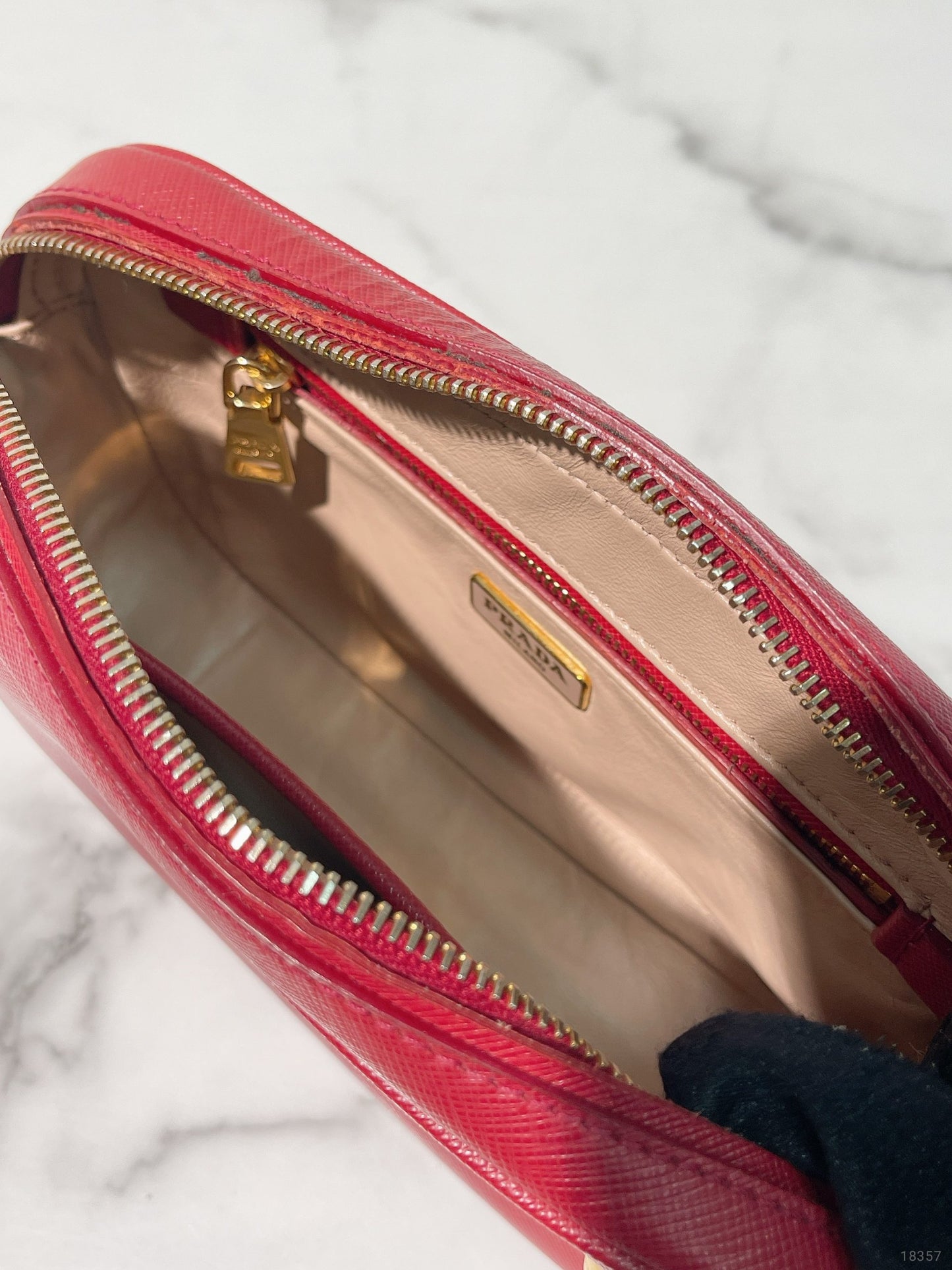 PRADA SHOULDER BAG, Pink/Gold