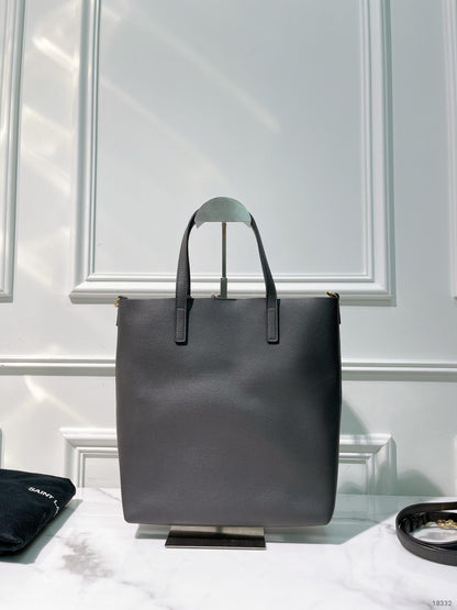 YSL SHOPPING TOY BAG, Storm/Gold