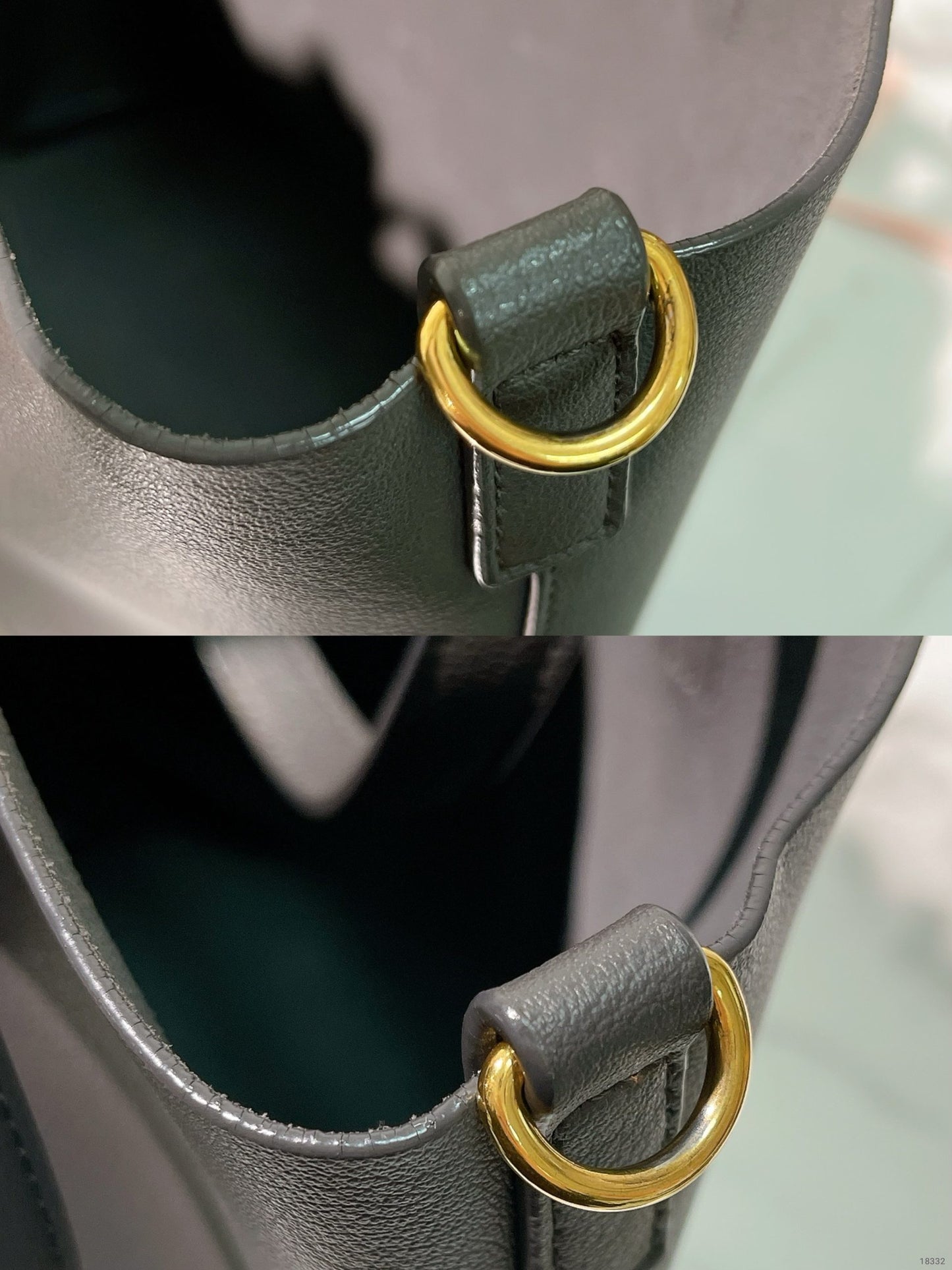 YSL SHOPPING TOY BAG, Storm/Gold