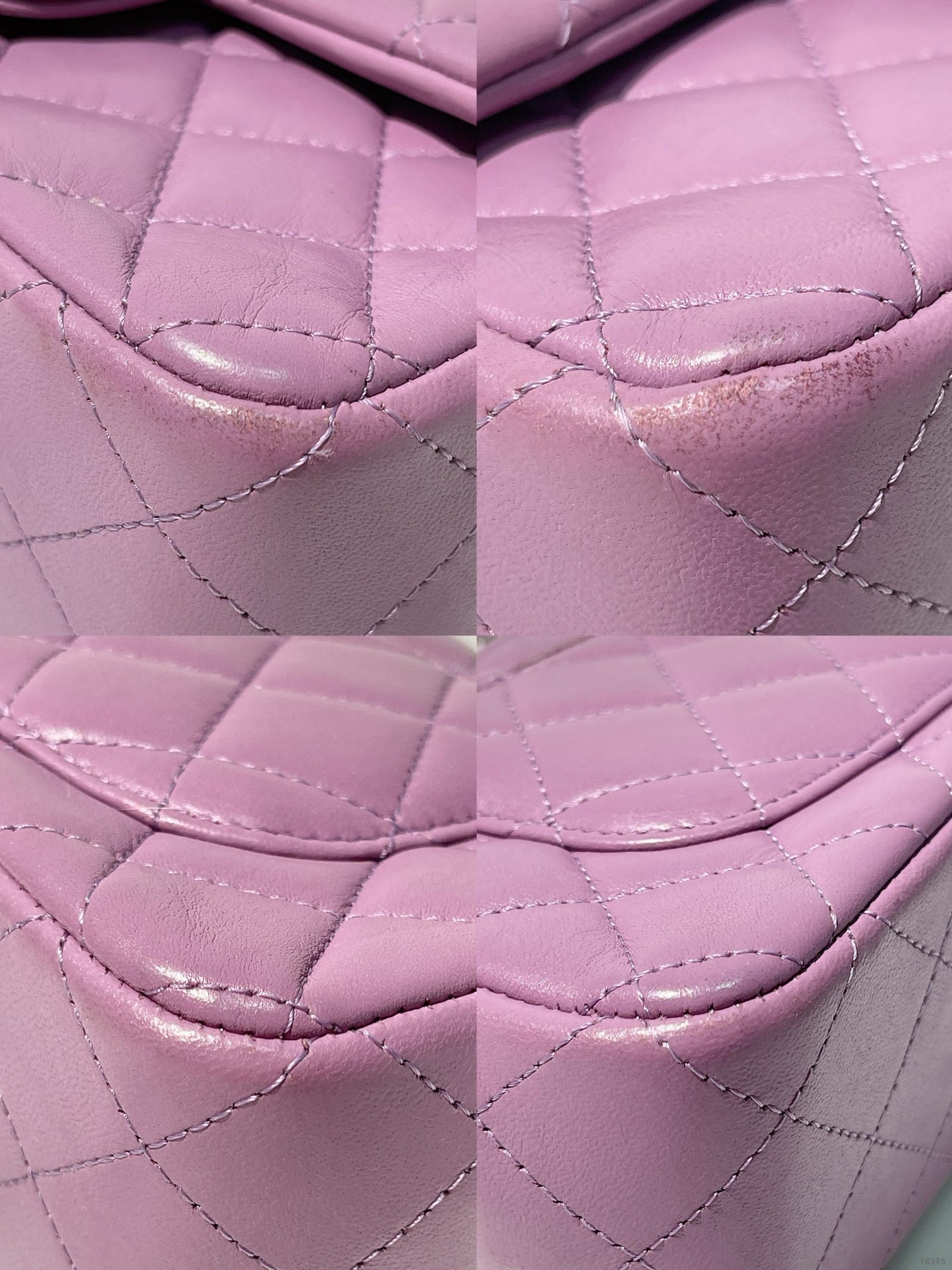 CHANEL MINI FLAP, Purple/Silver