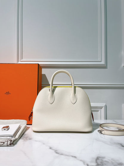 HERMES BOLIDE 25, Nata/Silver