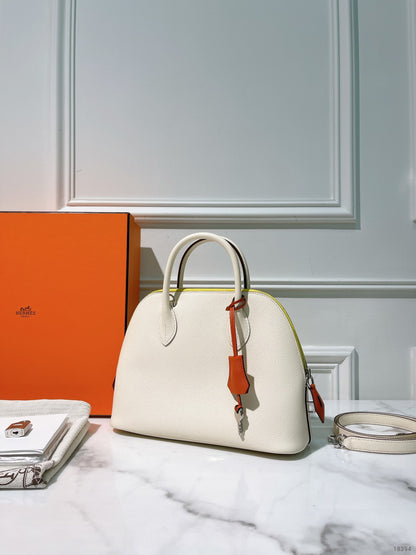 HERMES BOLIDE 25, Nata/Silver