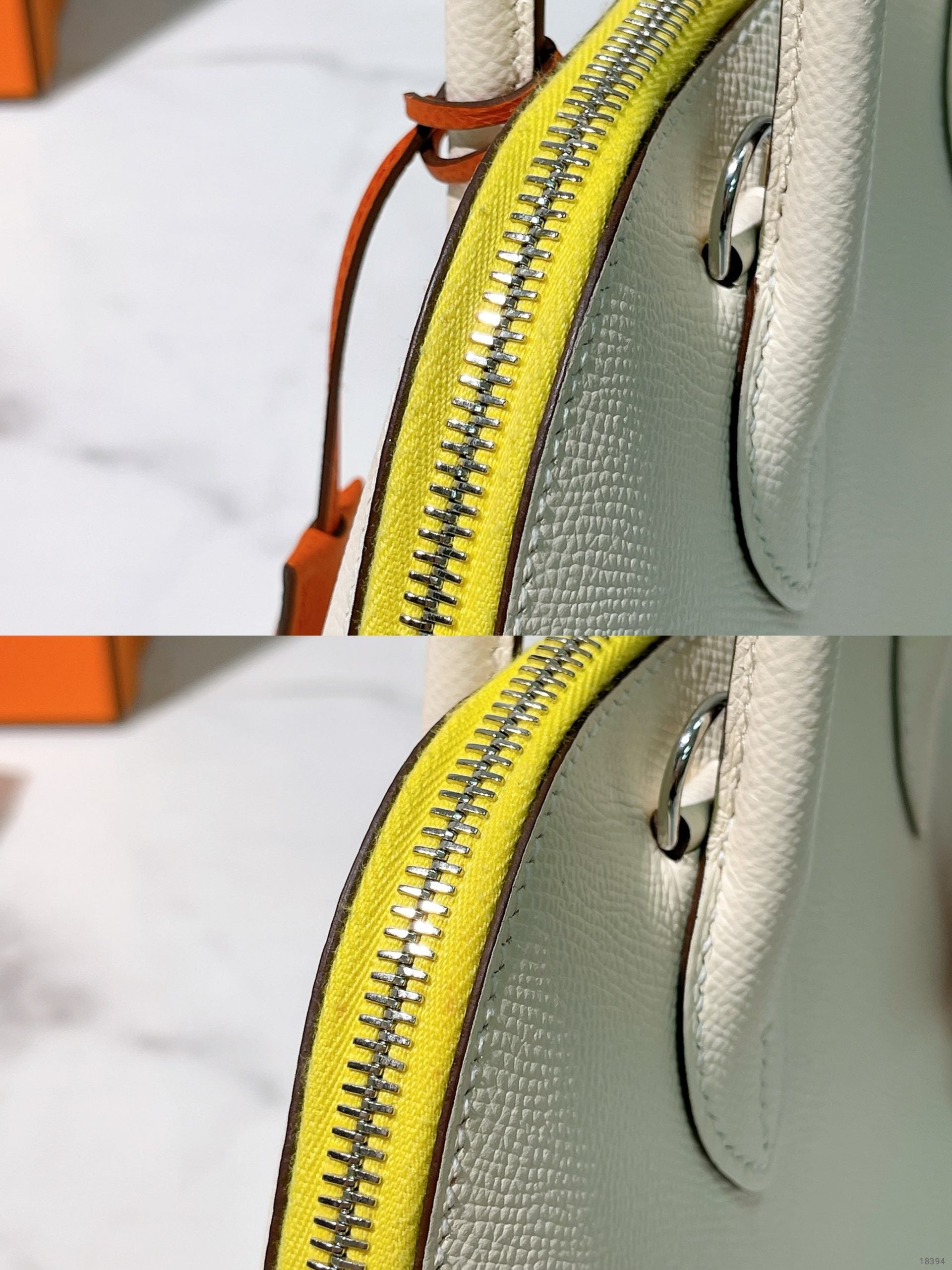 HERMES BOLIDE 25, Nata/Silver