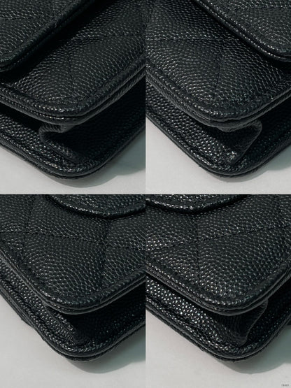 CHANEL 23S WOC, Black/Gold