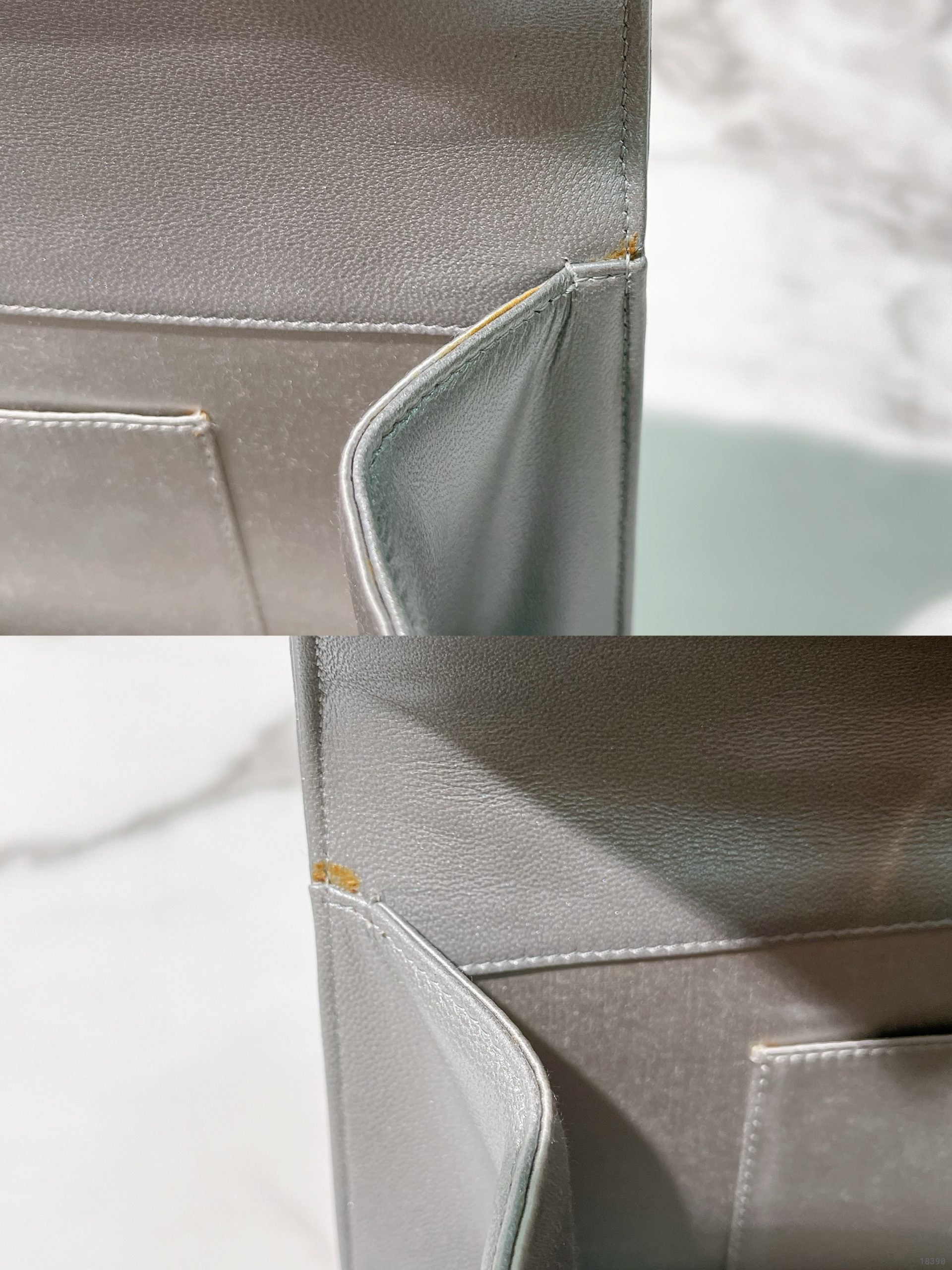 CHANEL BOY CLUTCH BAG, Silver