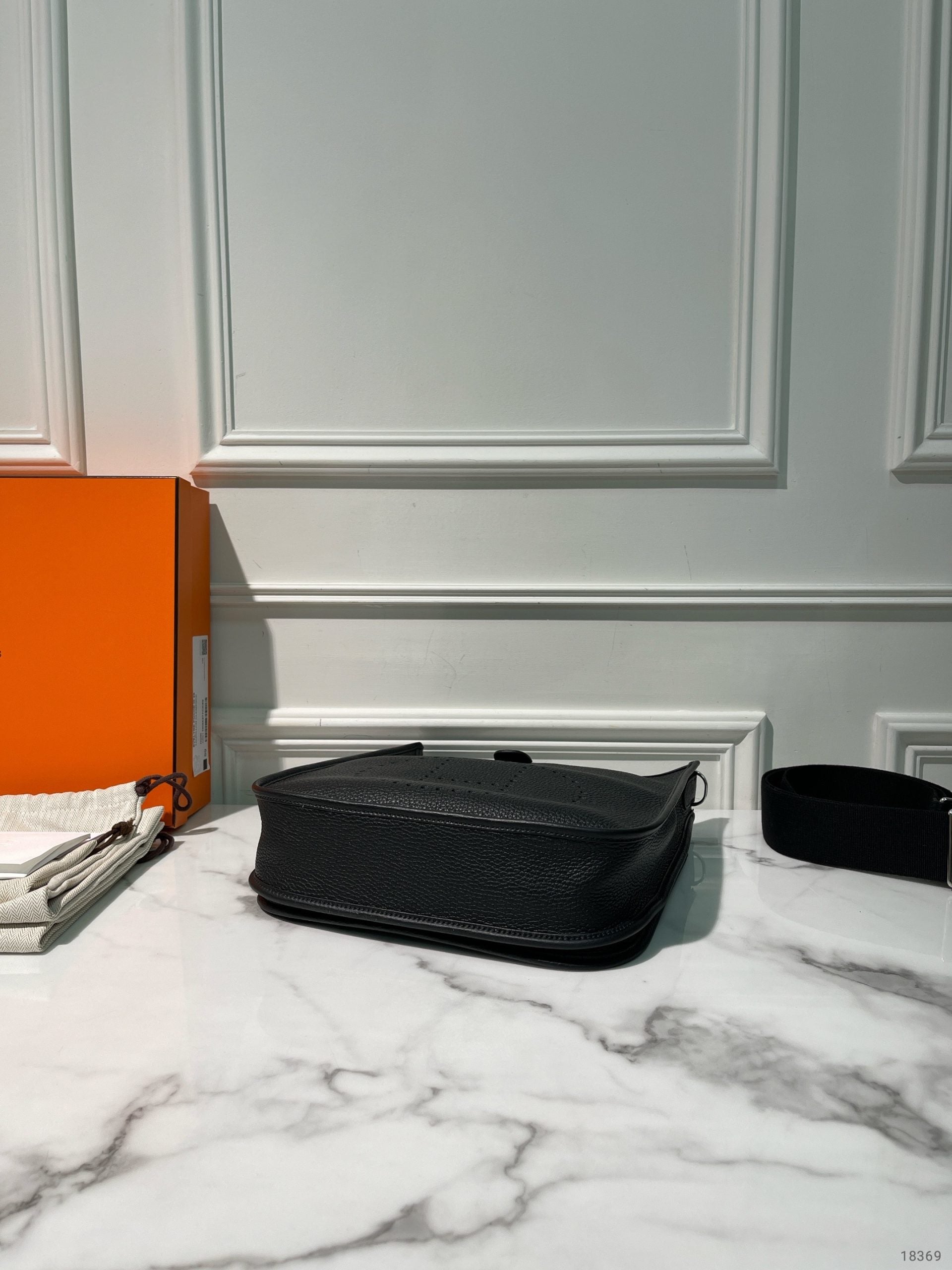 HERMES EVELYNE 29, Noir/Silver