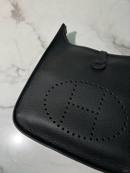 HERMES EVELYNE 29, Noir/Silver