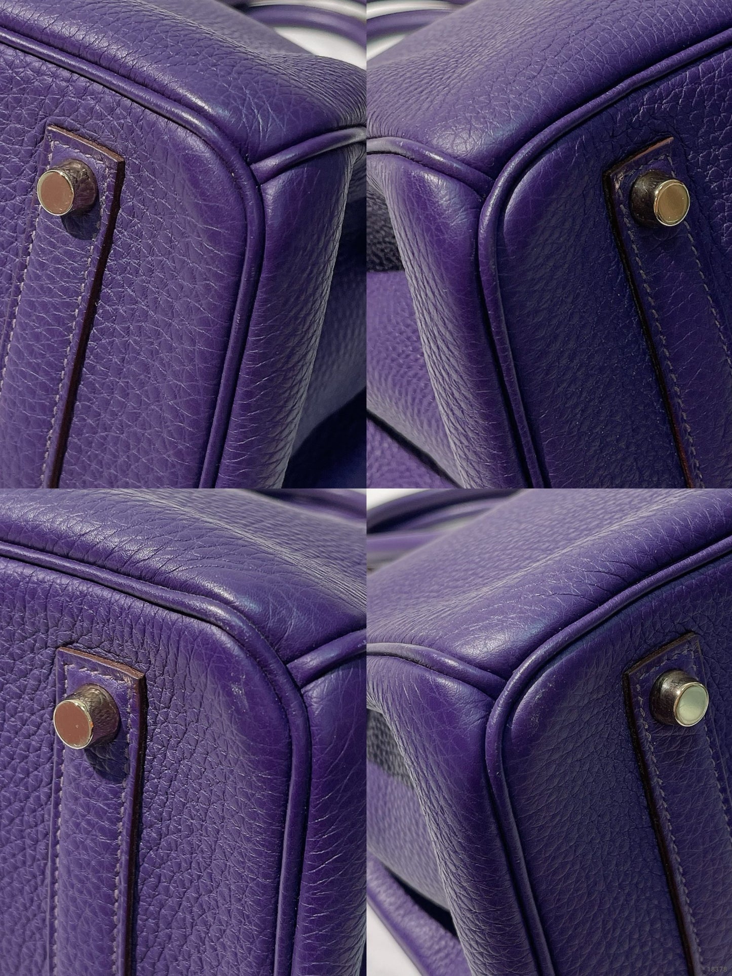HERMES BIRKIN 35, Ultraviolet/Gold